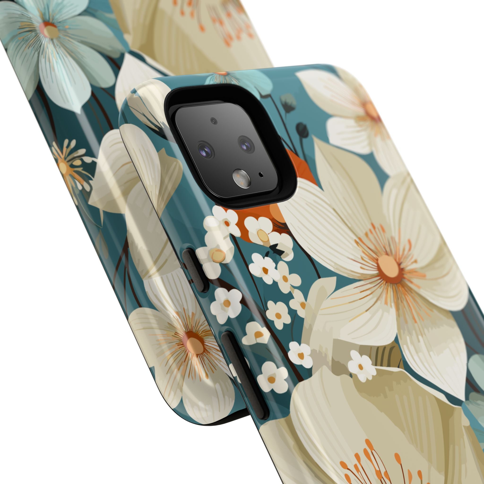 Floral Phone Case, Stylish Tough Cases with Botanical Design, Flower Print Phone Cover, Gifts for Nature Lovers, Eco-Friendly Mobile Cover