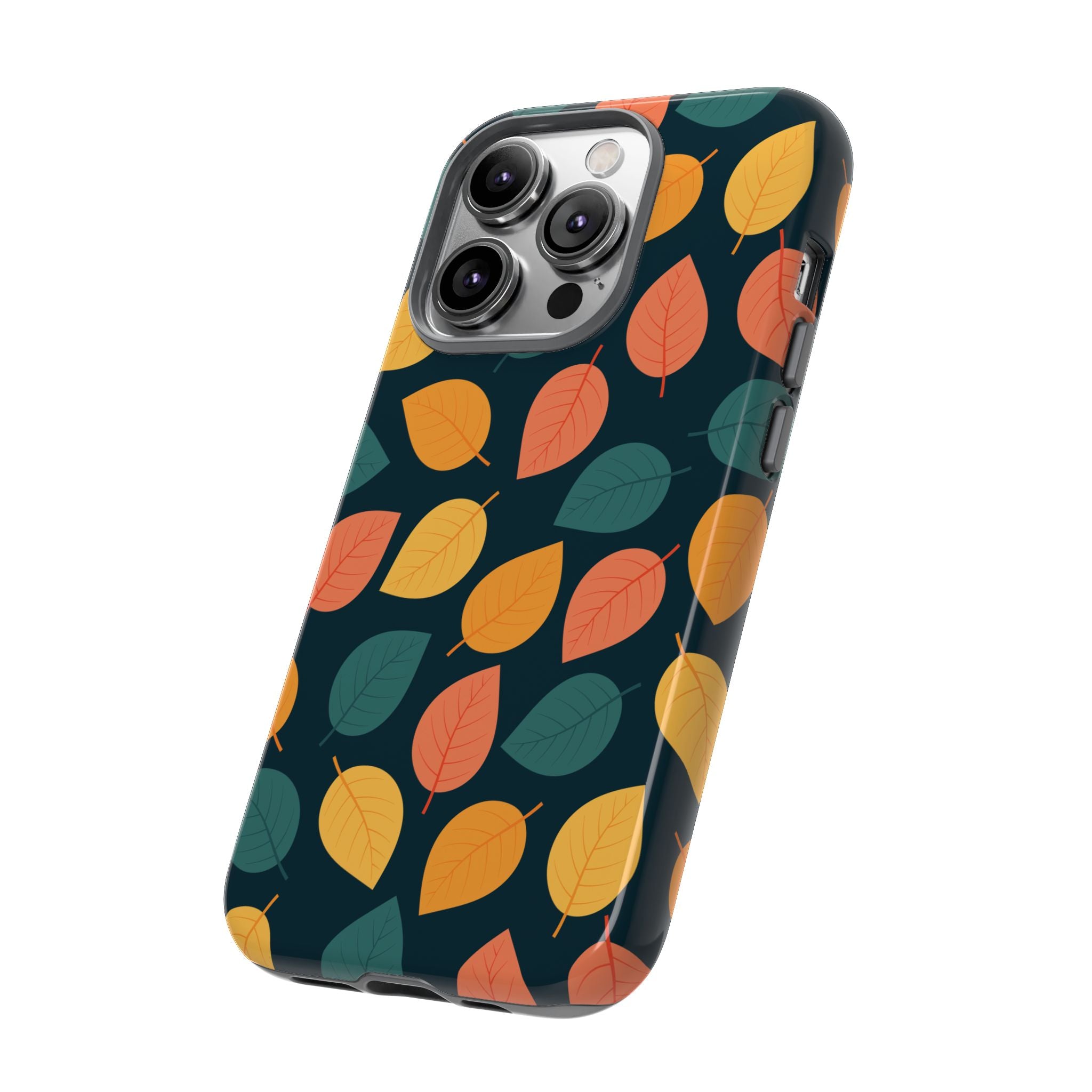 Autumn Leaves Phone Case - Protective Cell Phone Cover, Fall Aesthetic, Nature Lover Gift, Seasonal Accessories, Eco-Friendly Case