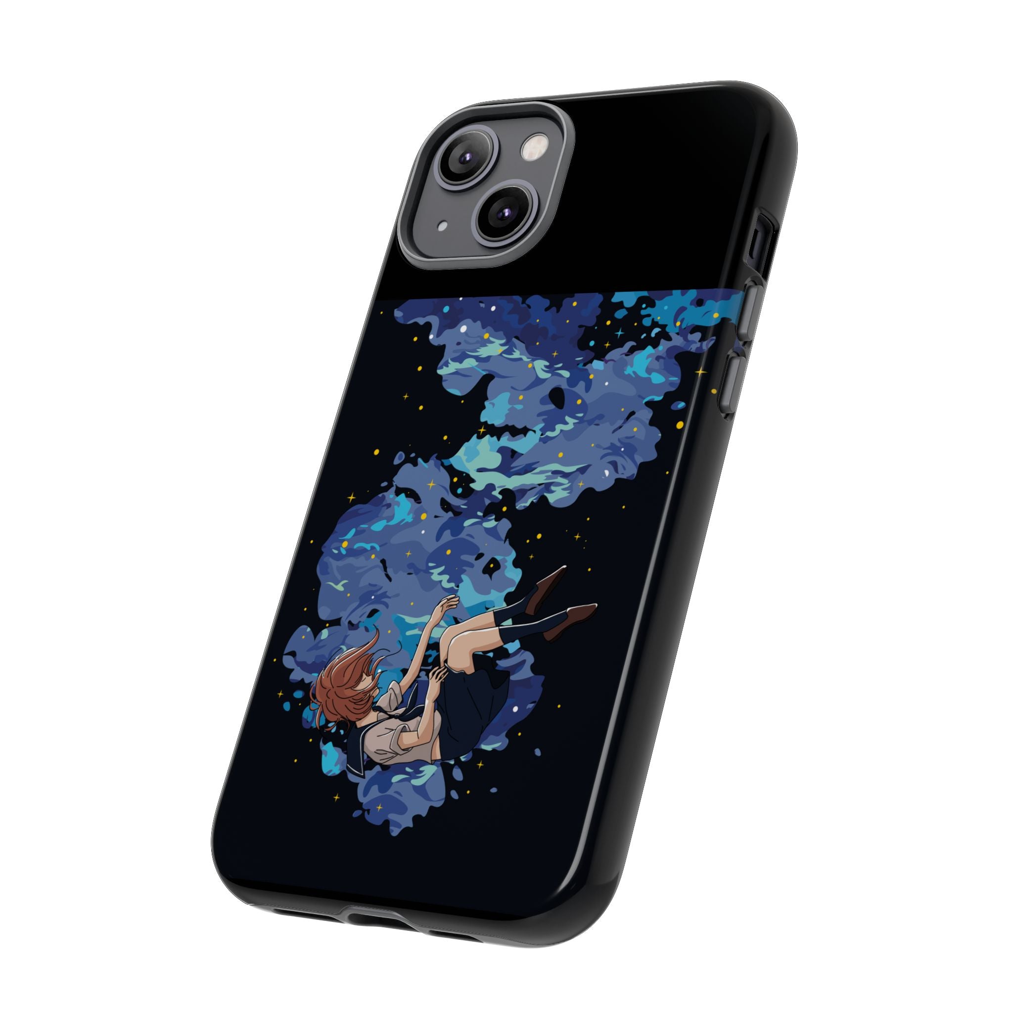 Tough Cases Phone Case - Artistic Galaxy Design, Cute Sleeve for Teens, Gift for Students, Unique Mobile Accessory, Trendy Tech Protection