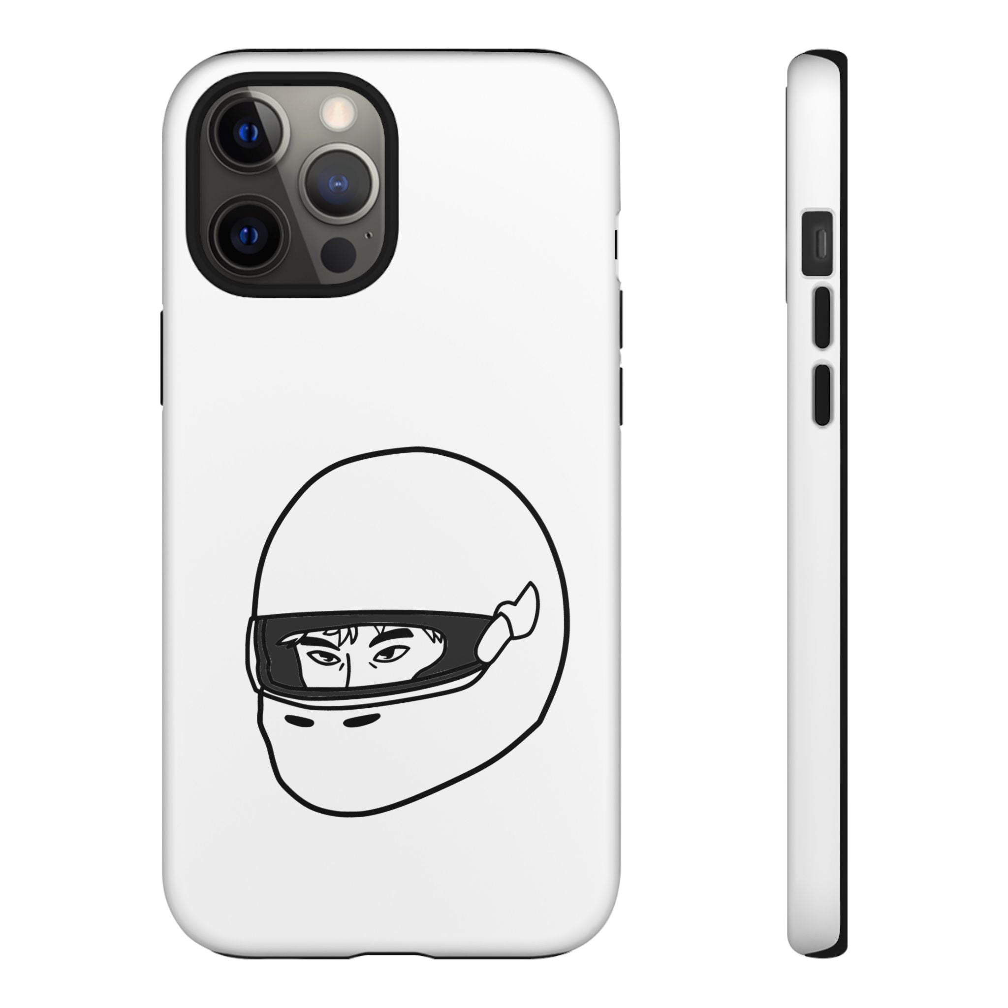 Stylish Phone Case with Racing Helmet Design | Tough Cases | Unique Gift, Motorcycle Enthusiast, Race Lover, Custom Accessory, Everyday Use