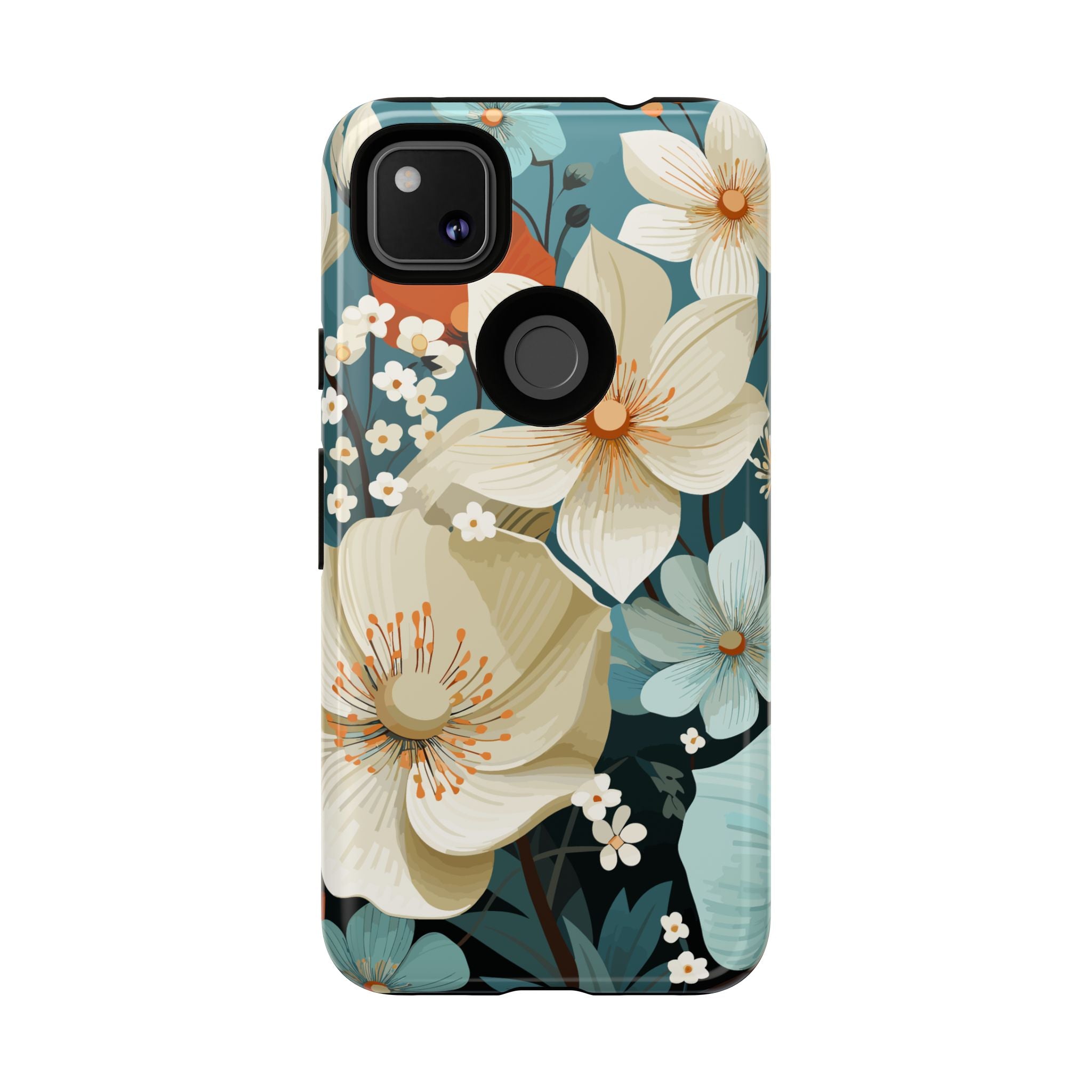 Floral Phone Case, Stylish Tough Cases with Botanical Design, Flower Print Phone Cover, Gifts for Nature Lovers, Eco-Friendly Mobile Cover