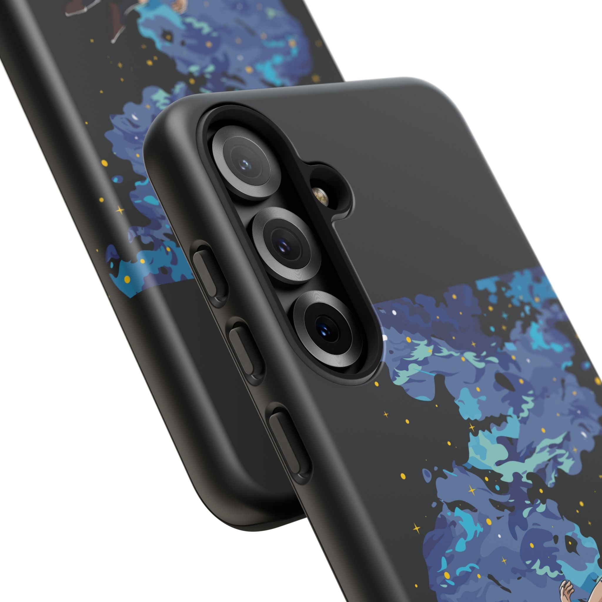 Tough Cases Phone Case - Artistic Galaxy Design, Cute Sleeve for Teens, Gift for Students, Unique Mobile Accessory, Trendy Tech Protection