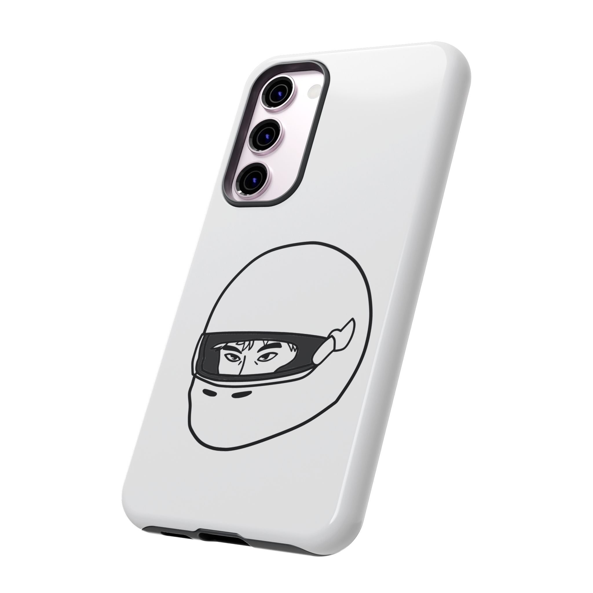 Stylish Phone Case with Racing Helmet Design | Tough Cases | Unique Gift, Motorcycle Enthusiast, Race Lover, Custom Accessory, Everyday Use