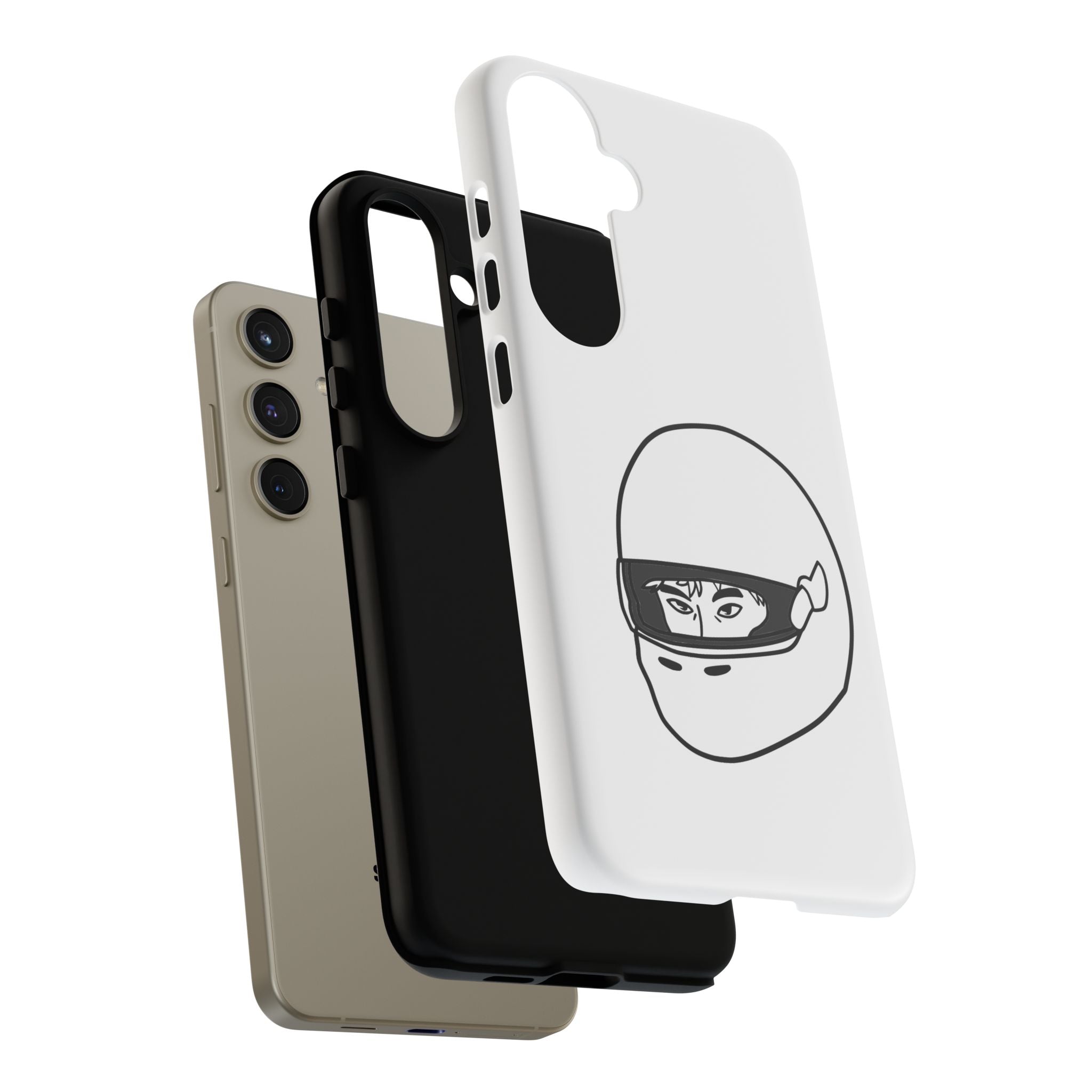 Stylish Phone Case with Racing Helmet Design | Tough Cases | Unique Gift, Motorcycle Enthusiast, Race Lover, Custom Accessory, Everyday Use