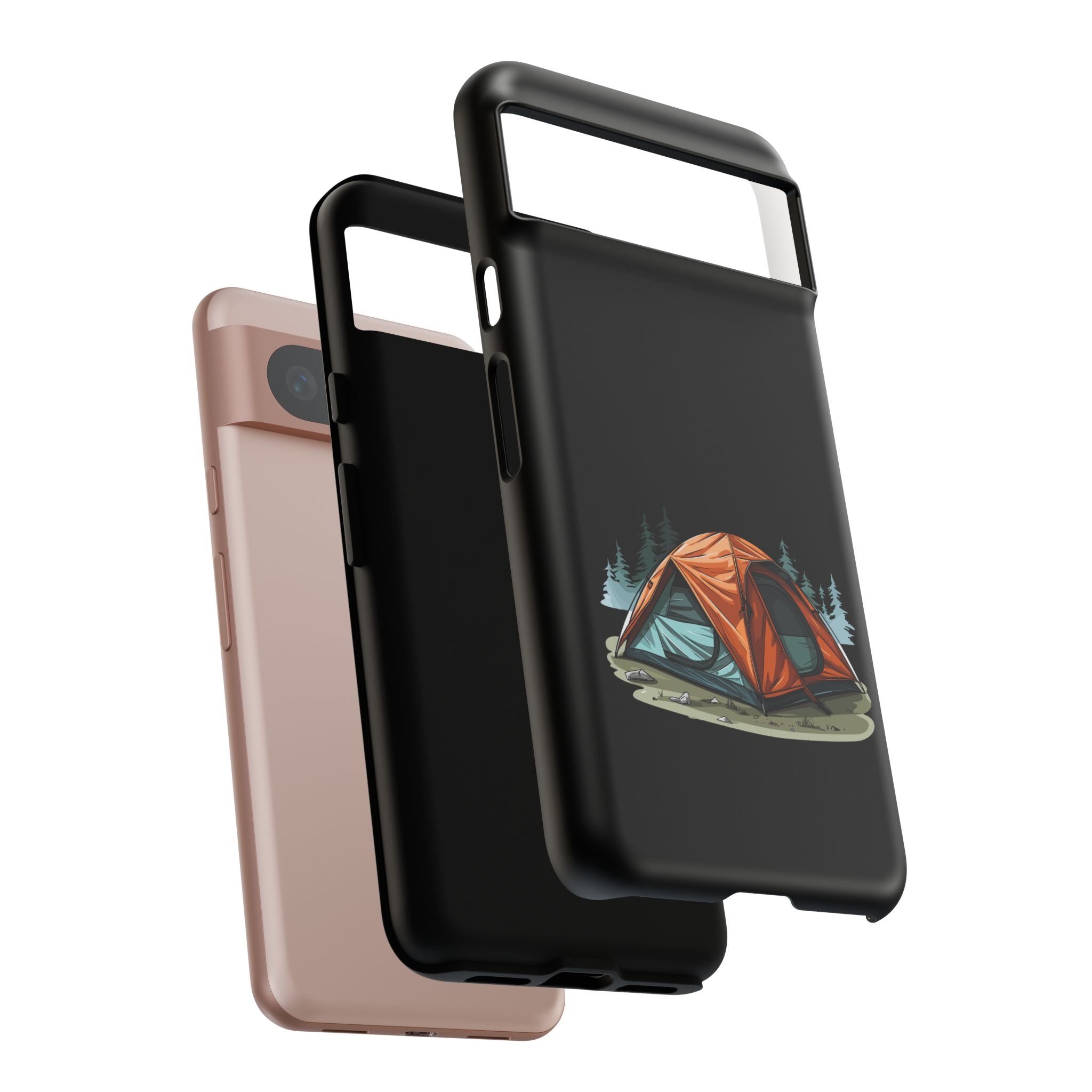 Camping Phone Case, Outdoor Adventure, Nature Lover Gift, Tough Cases, Hiking Accessory, Travel Gear, Camping Vibes