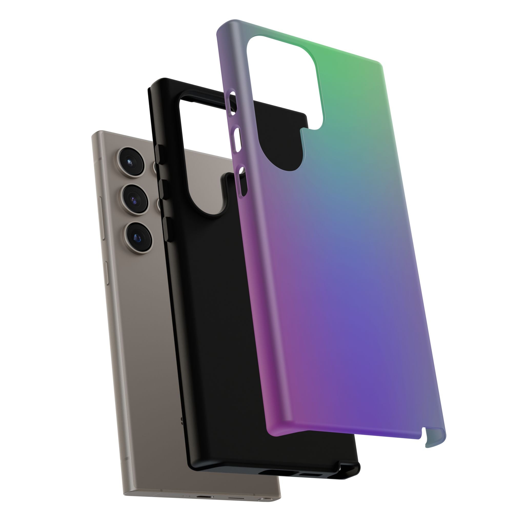 Gradient Phone Case, Durable Phone Protector, Trendy Cell Phone Accessory, Gift for Tech Lovers, Stylish Mobile Case
