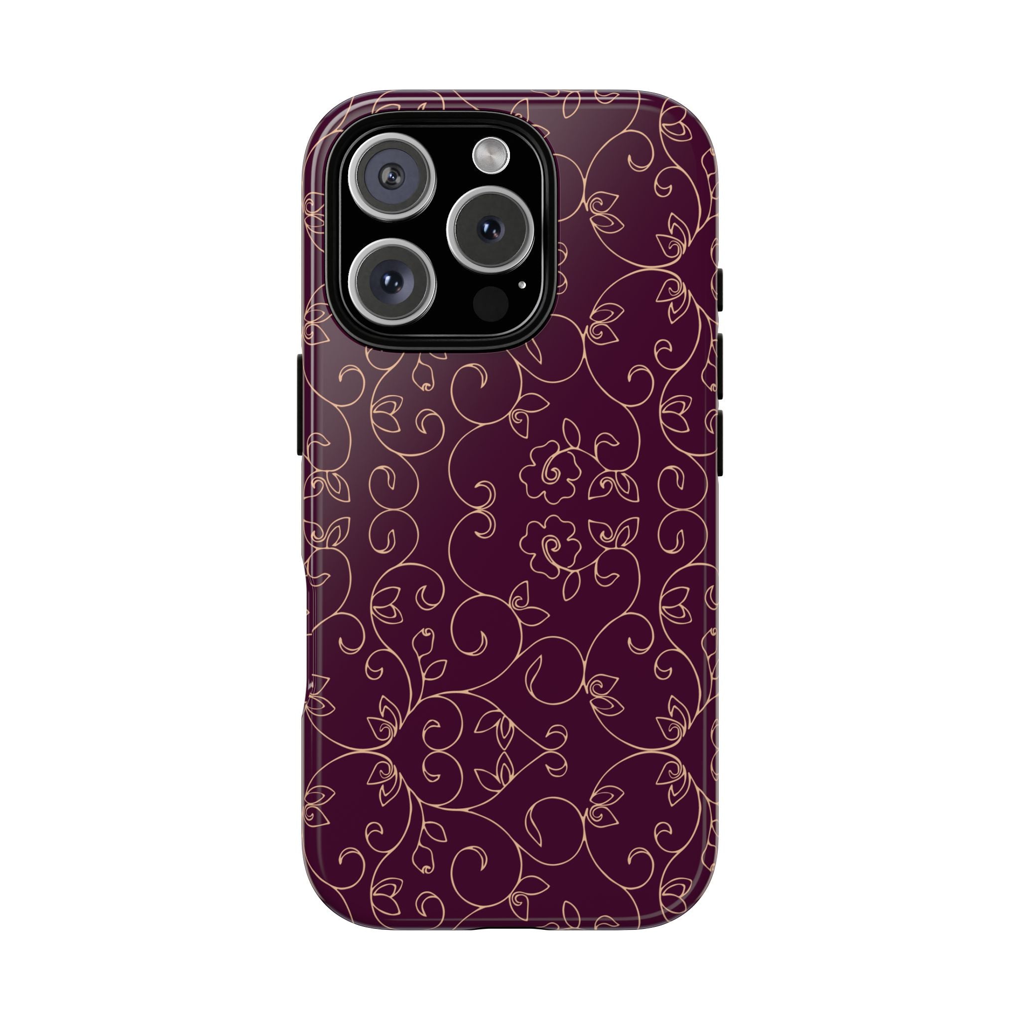 Elegant Floral Phone Case | Durable Mobile Cover, Gift for Her, Floral Design, Stylish Accessory, Phone Protection