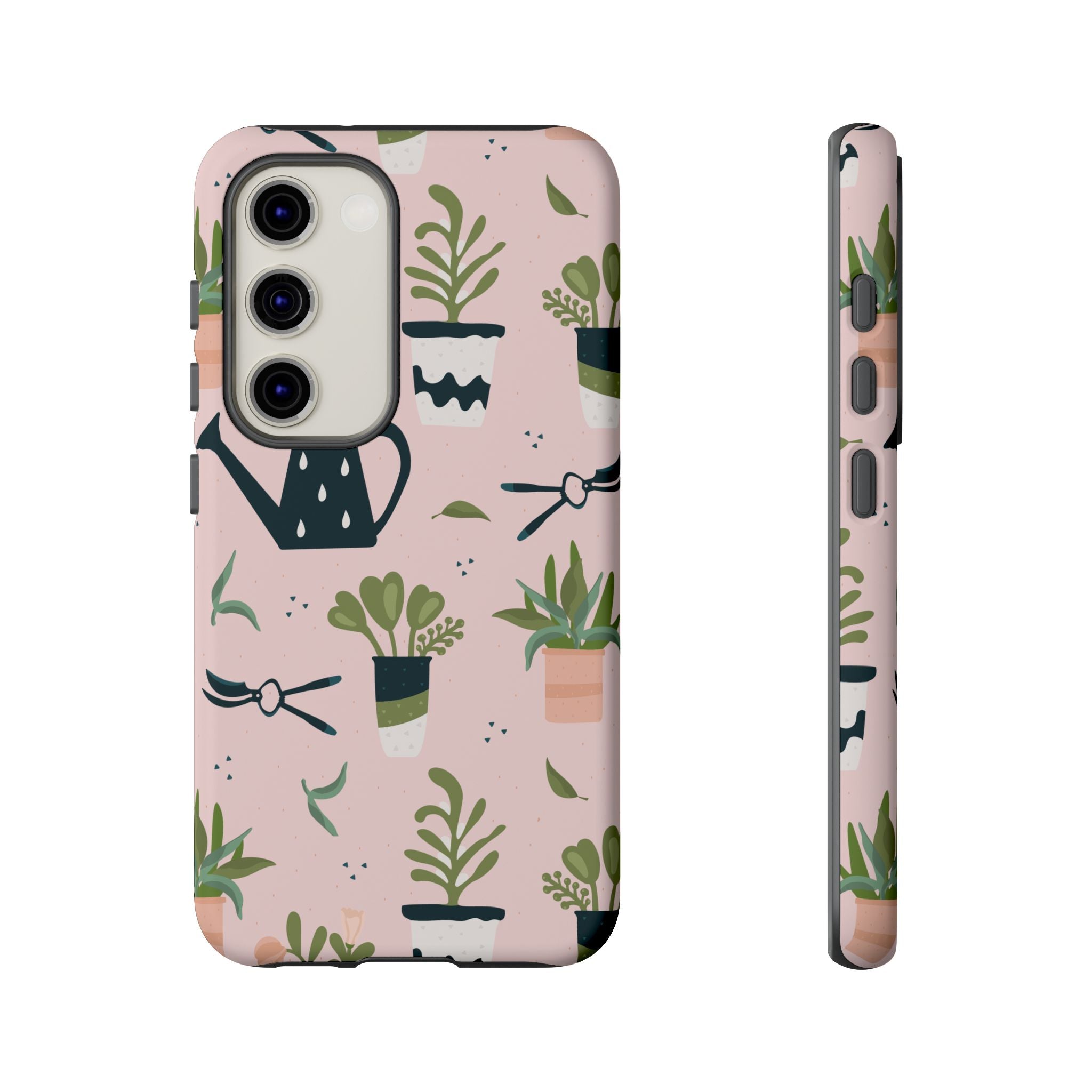 Floral Phone Case, Cute Plant Lover Case, Gift for Gardeners, Phone Cover, Green Thumb Accessories, Mother's Day Gift