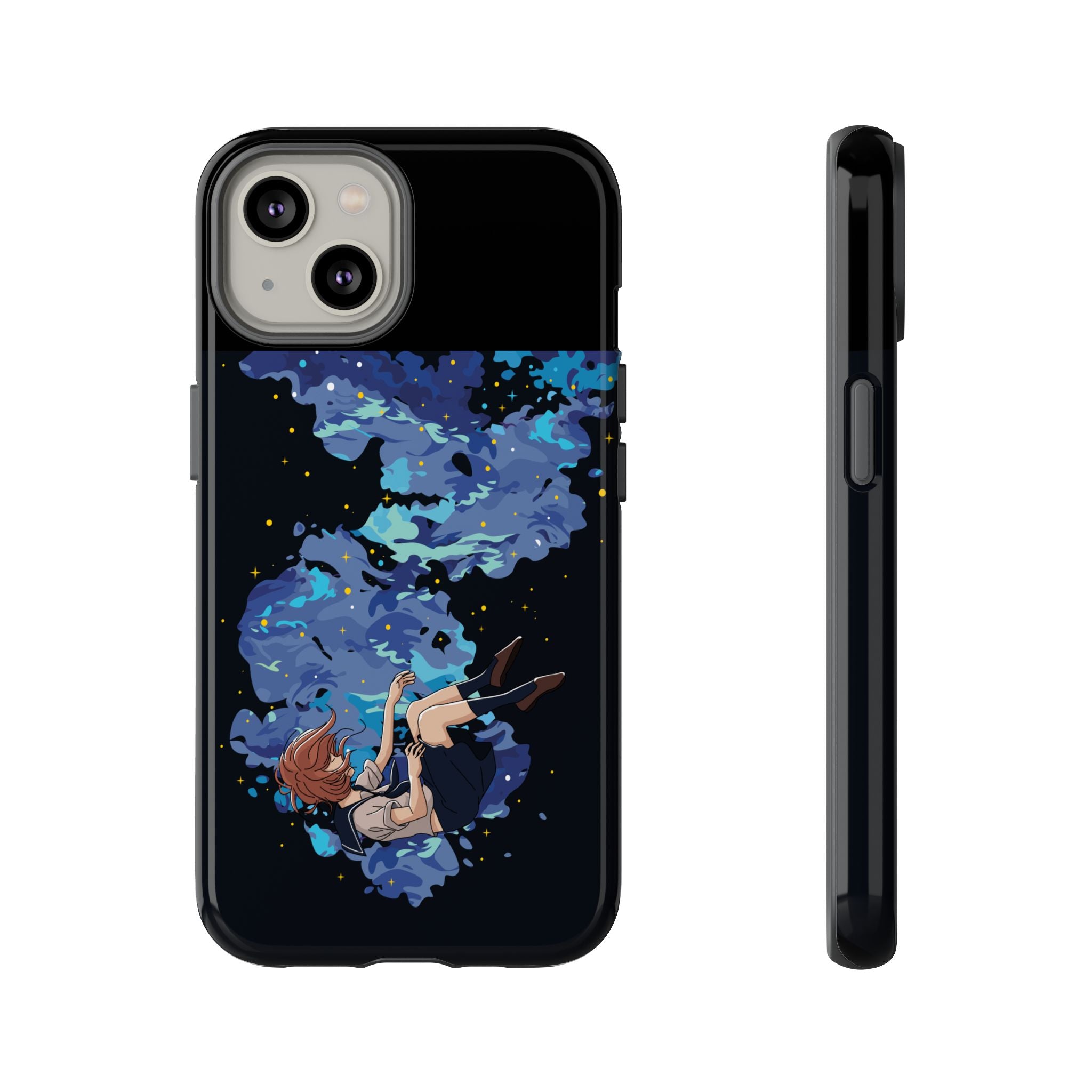 Tough Cases Phone Case - Artistic Galaxy Design, Cute Sleeve for Teens, Gift for Students, Unique Mobile Accessory, Trendy Tech Protection