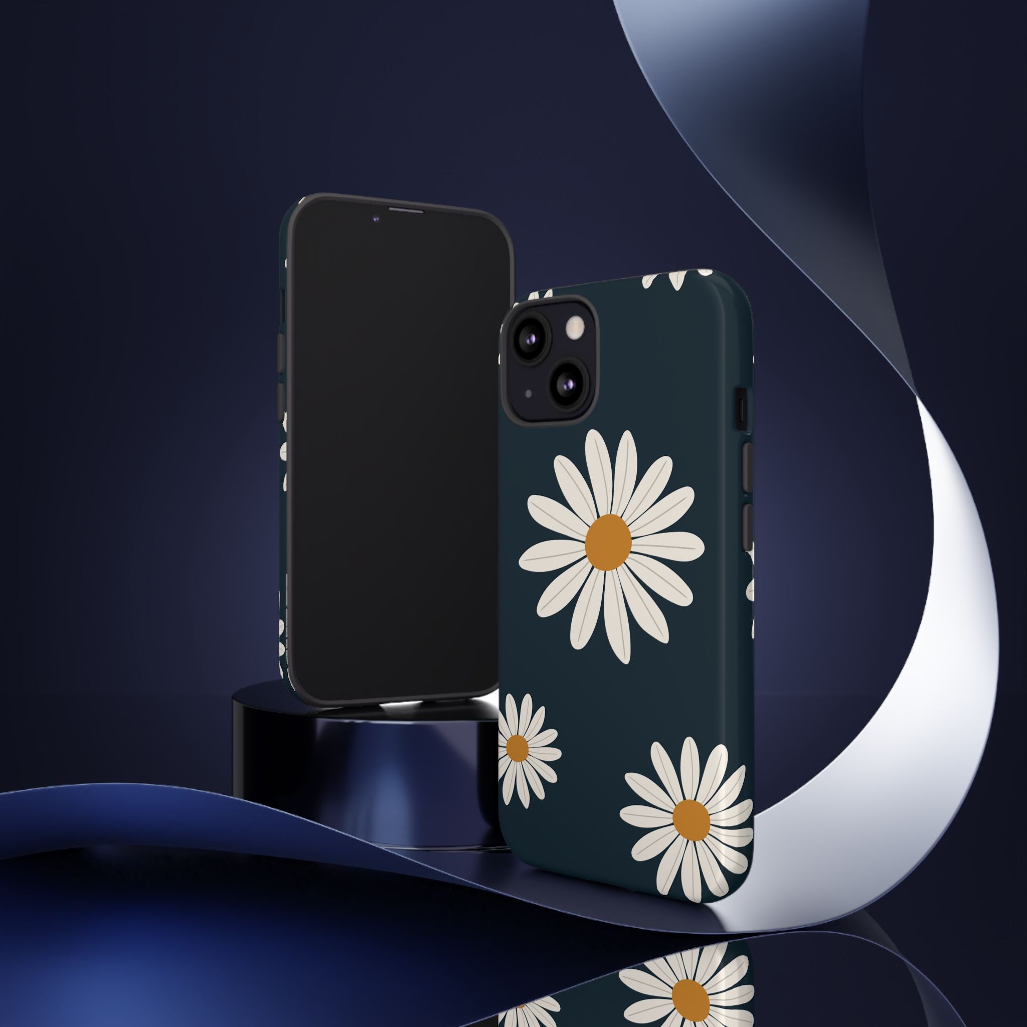 Daisy Phone Case, Floral Phone Cover, Tough Phone Case, Gift for Flower Lovers, Smartphone Accessory, Spring Design