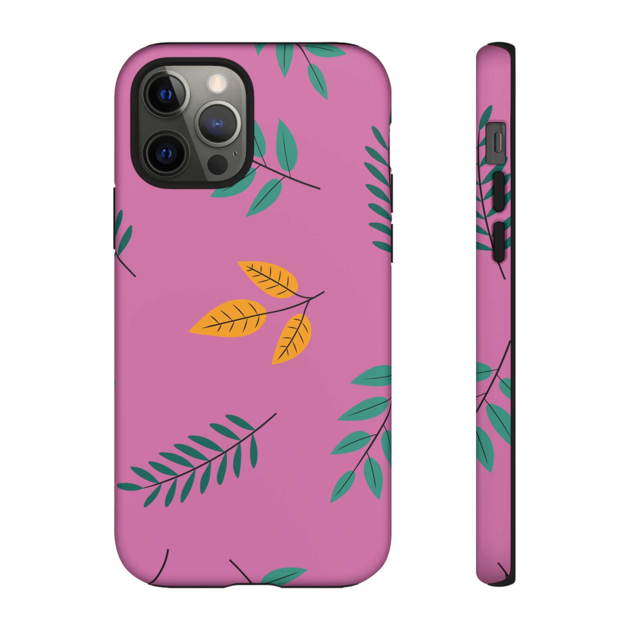 Feminine Floral Phone Case, Tough Cases for iPhone, Nature-Themed Tech Accessory, Cute Gift for Her, Botanical Design, Spring Decor