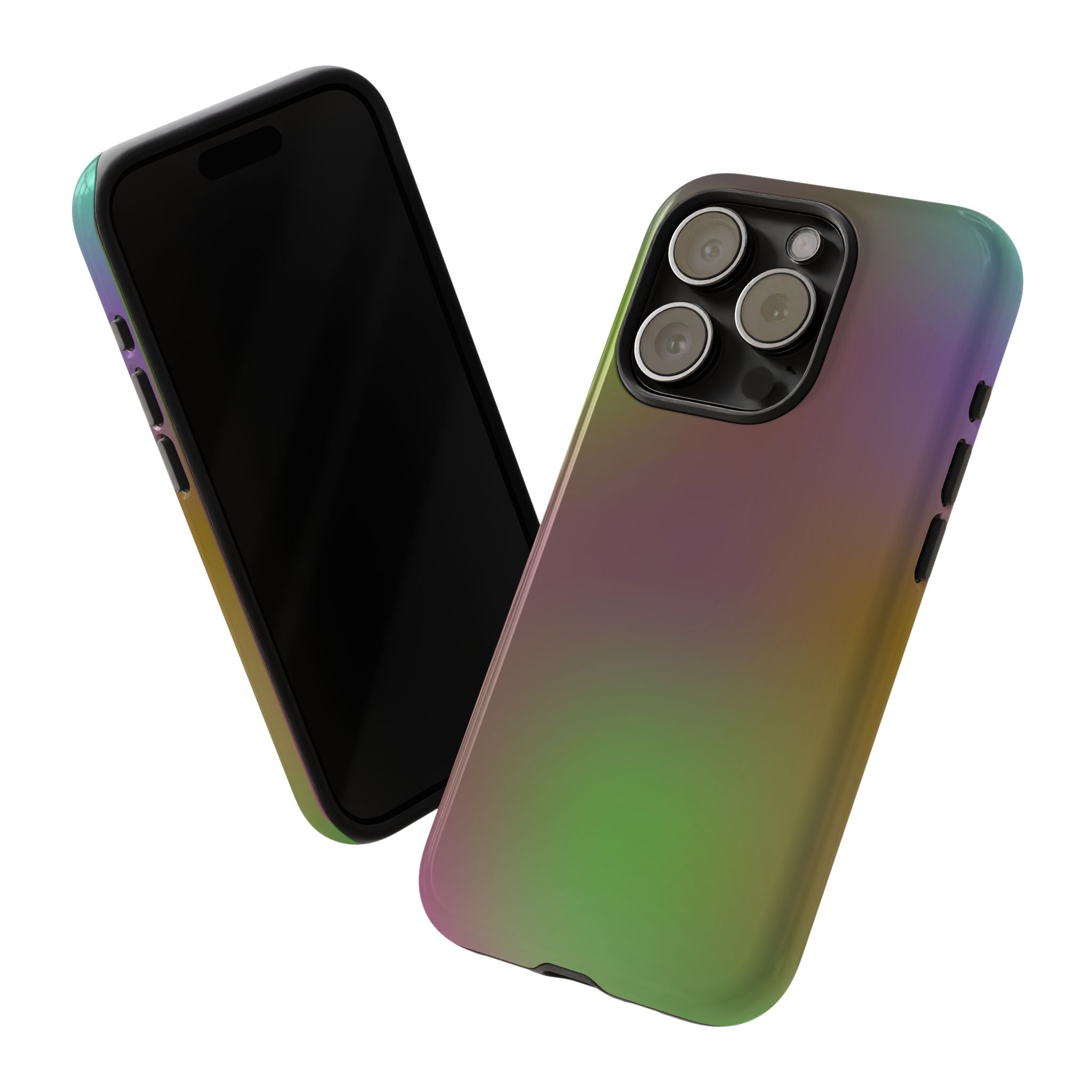 Colorful Gradient Phone Case, Tough Cases for Protection, Stylish Mobile Cover, Unique Gift, Modern Tech Accessory