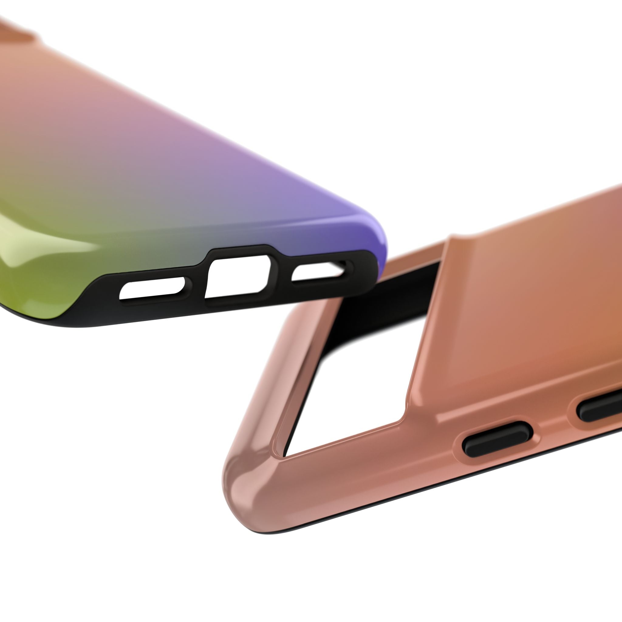 Colorful Gradient Phone Case, Tough Cases for iPhone, Customizable Phone Cover, Trendy Tech Accessory, Gift for Tech Lovers