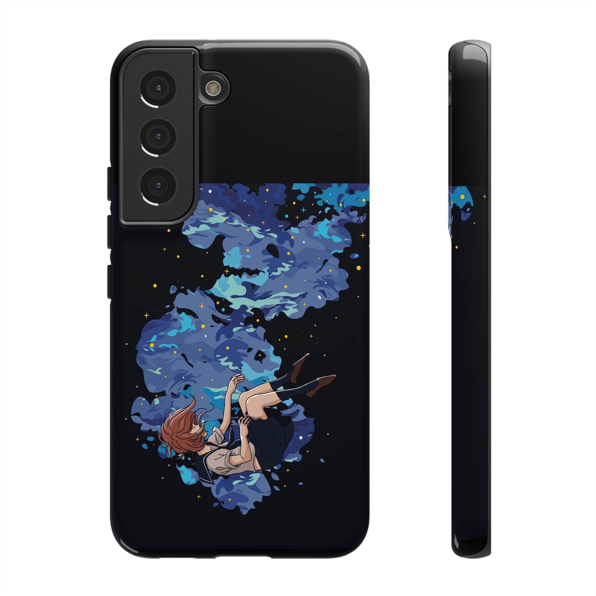 Tough Cases Phone Case - Artistic Galaxy Design, Cute Sleeve for Teens, Gift for Students, Unique Mobile Accessory, Trendy Tech Protection