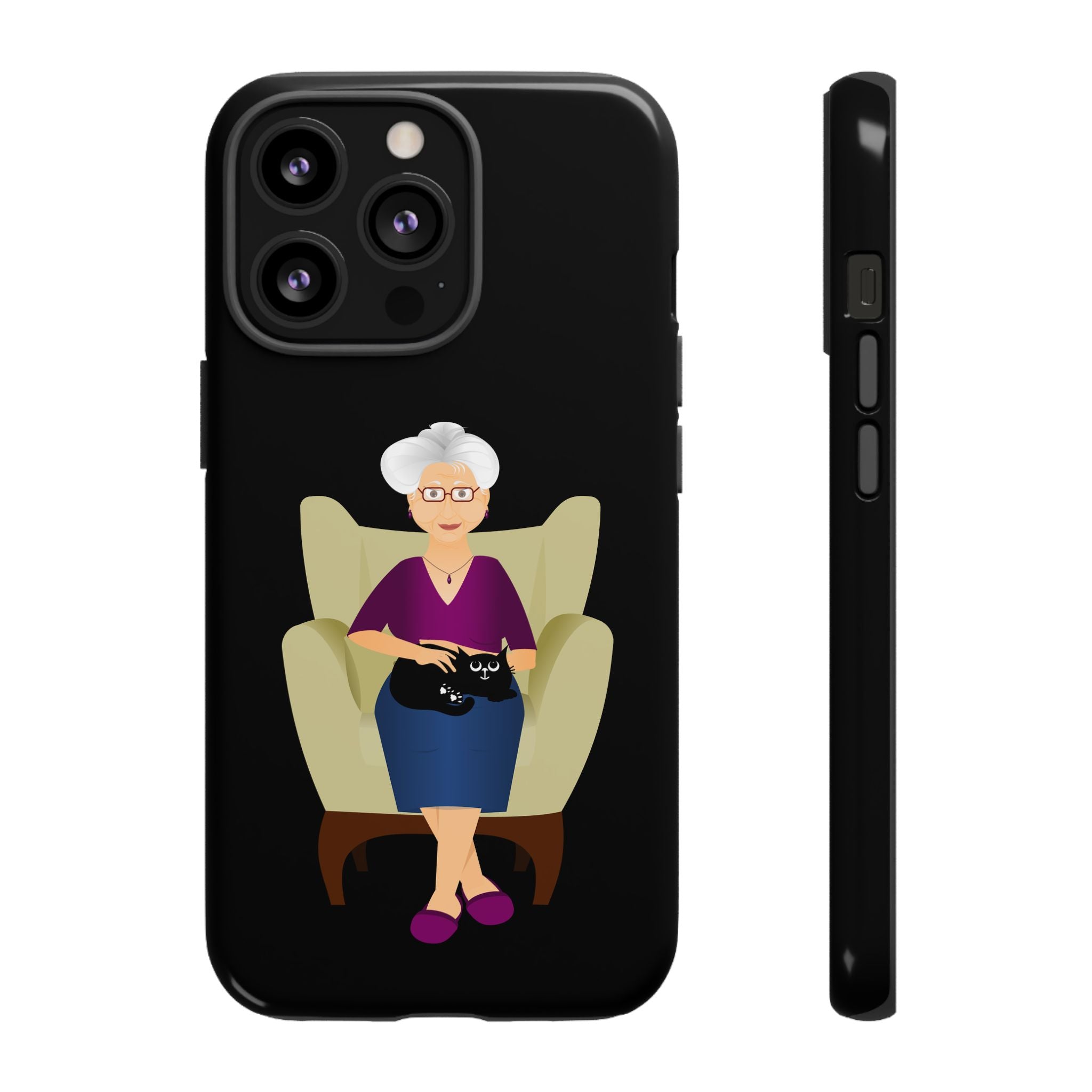 Grandma Phone Case, Tough Phone Cover for Grandparents, Durable Case for Seniors, Unique Gift for Grandmother, Personalized Tech Accessory