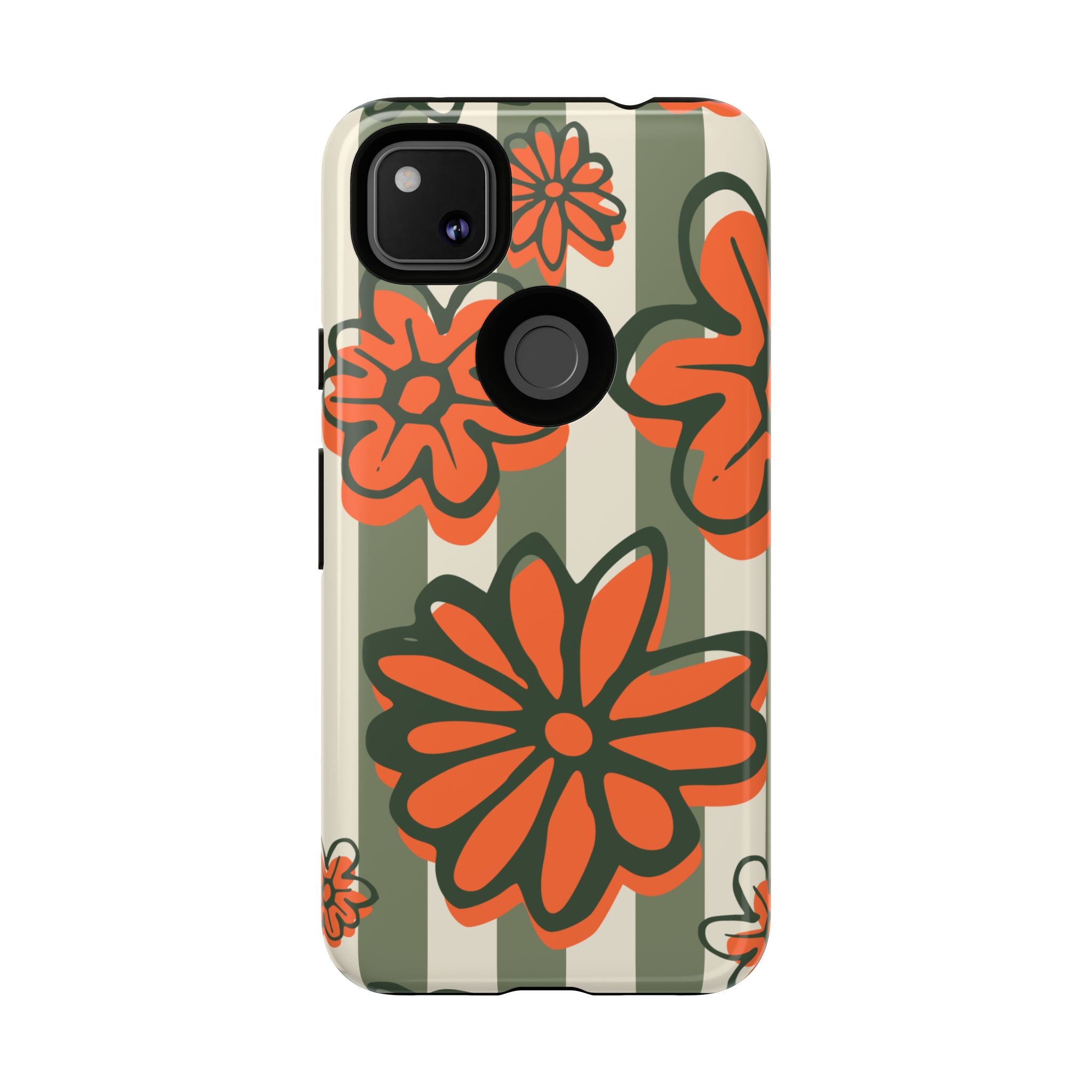 Floral Tough Phone Case - Trendy Protector for Pet Lovers, Super Cute Gift, Floral Design, Stylish Phone Cover, Unique Accessory