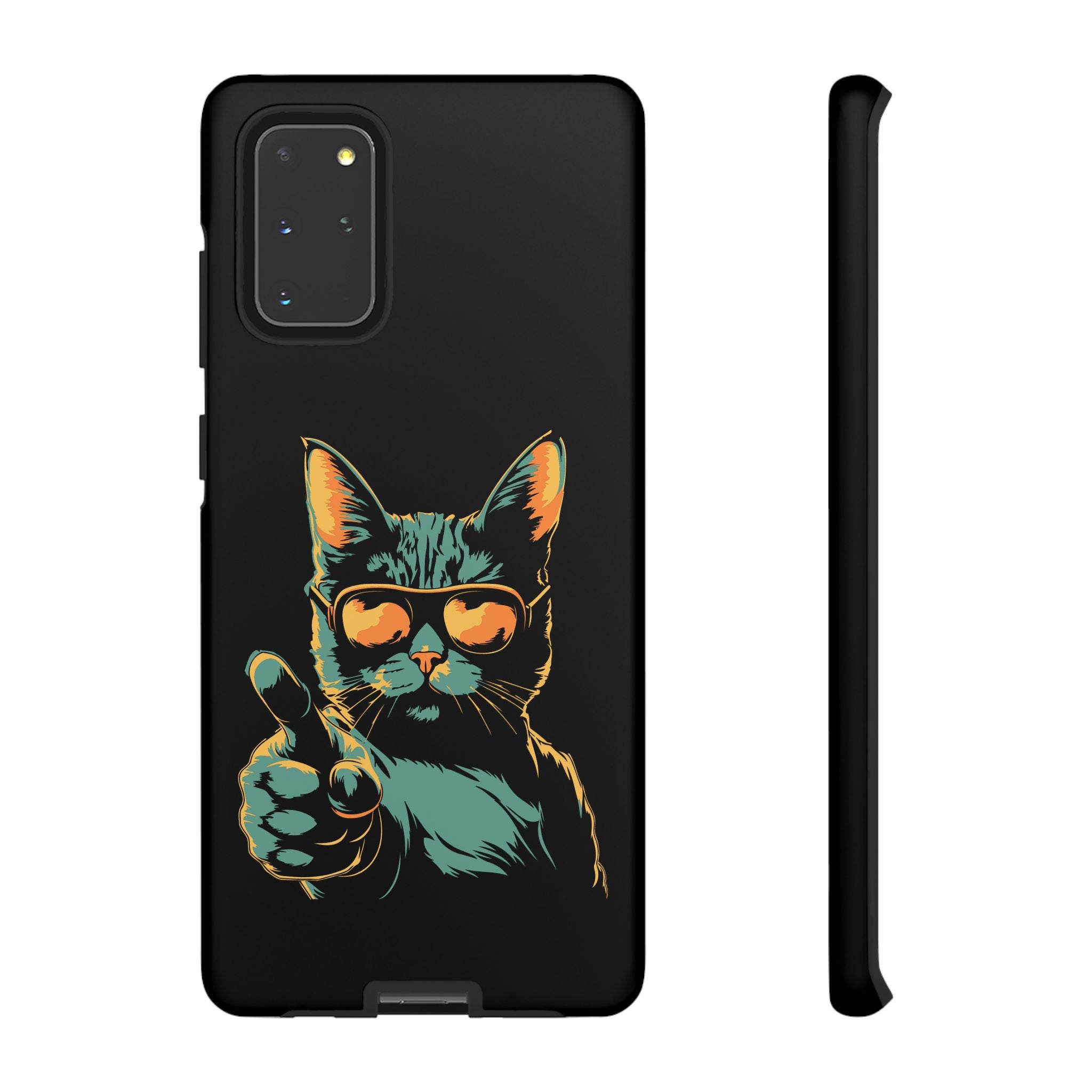 Cool Cat Phone Case, Stylish Phone Cover, Pet Lover Gift, Cute Cat Design, Fun Cat Accessories