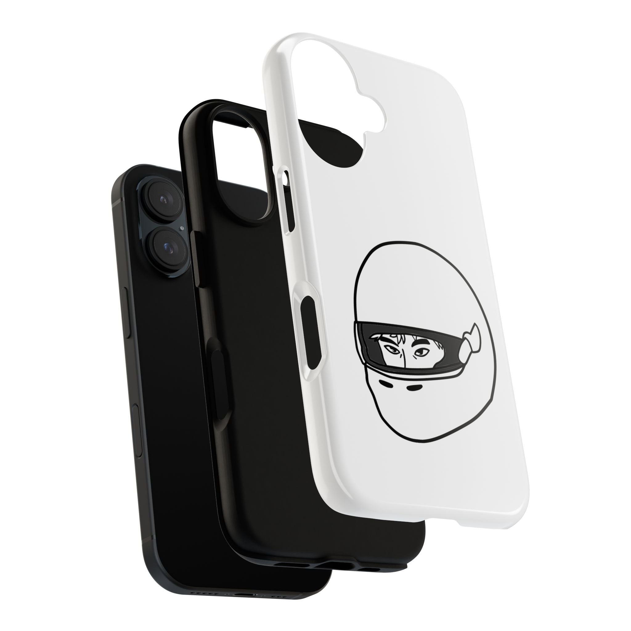 Stylish Phone Case with Racing Helmet Design | Tough Cases | Unique Gift, Motorcycle Enthusiast, Race Lover, Custom Accessory, Everyday Use