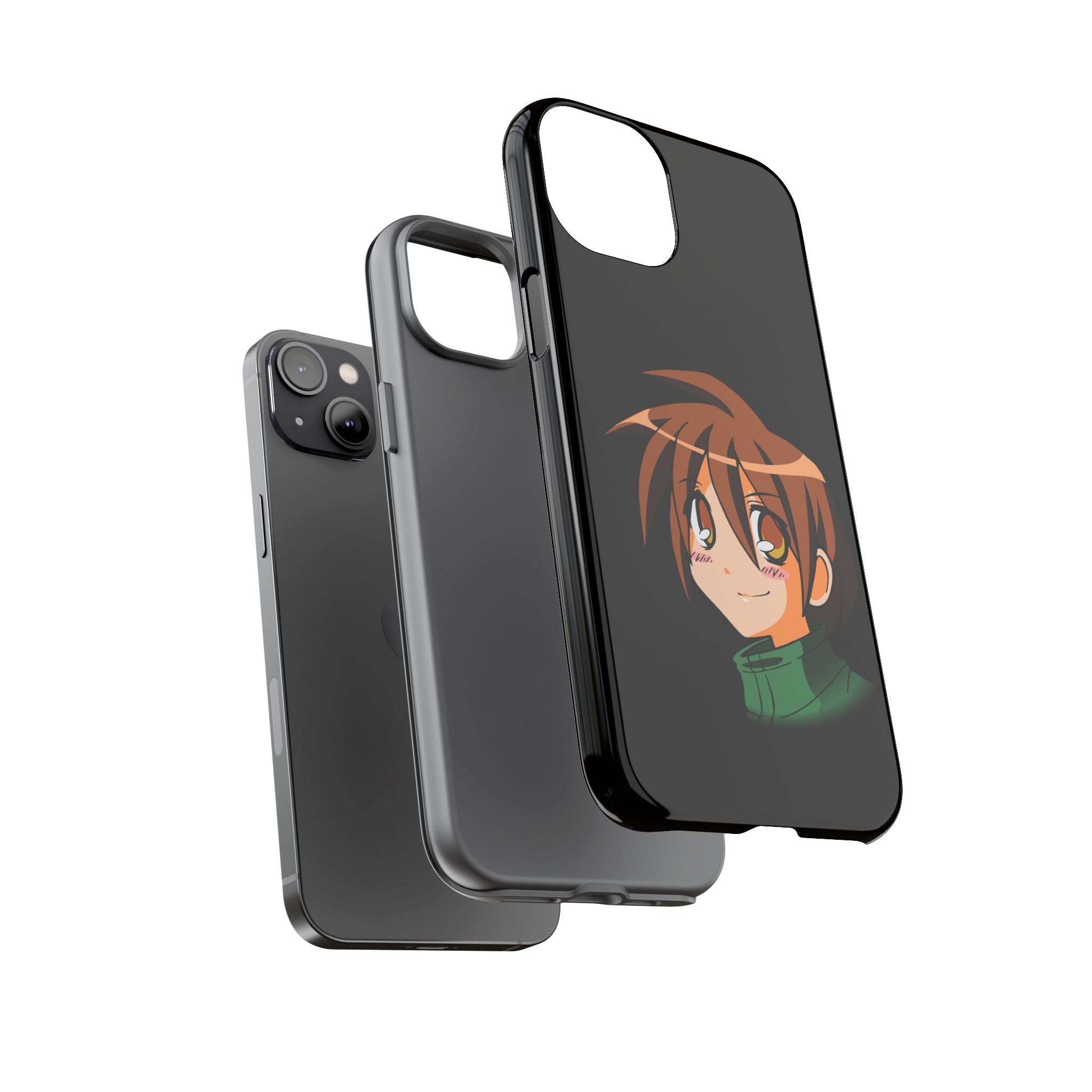 Anime Character Phone Case, Cute Phone Cover, Tough Cases for Teens, Customizable Gift, Geeky Accessories