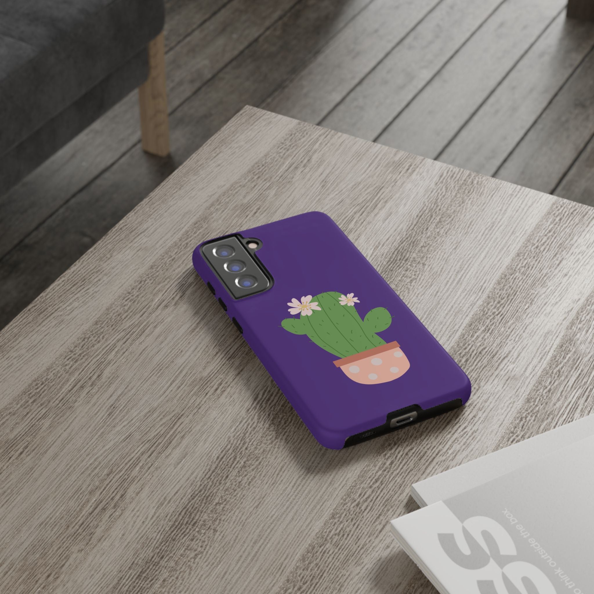 Cactus Phone Case, Tough Cases, Cute Floral, Trending Design, Unique Gift, Phone Accessories, Summer Vibe, Nature Lover