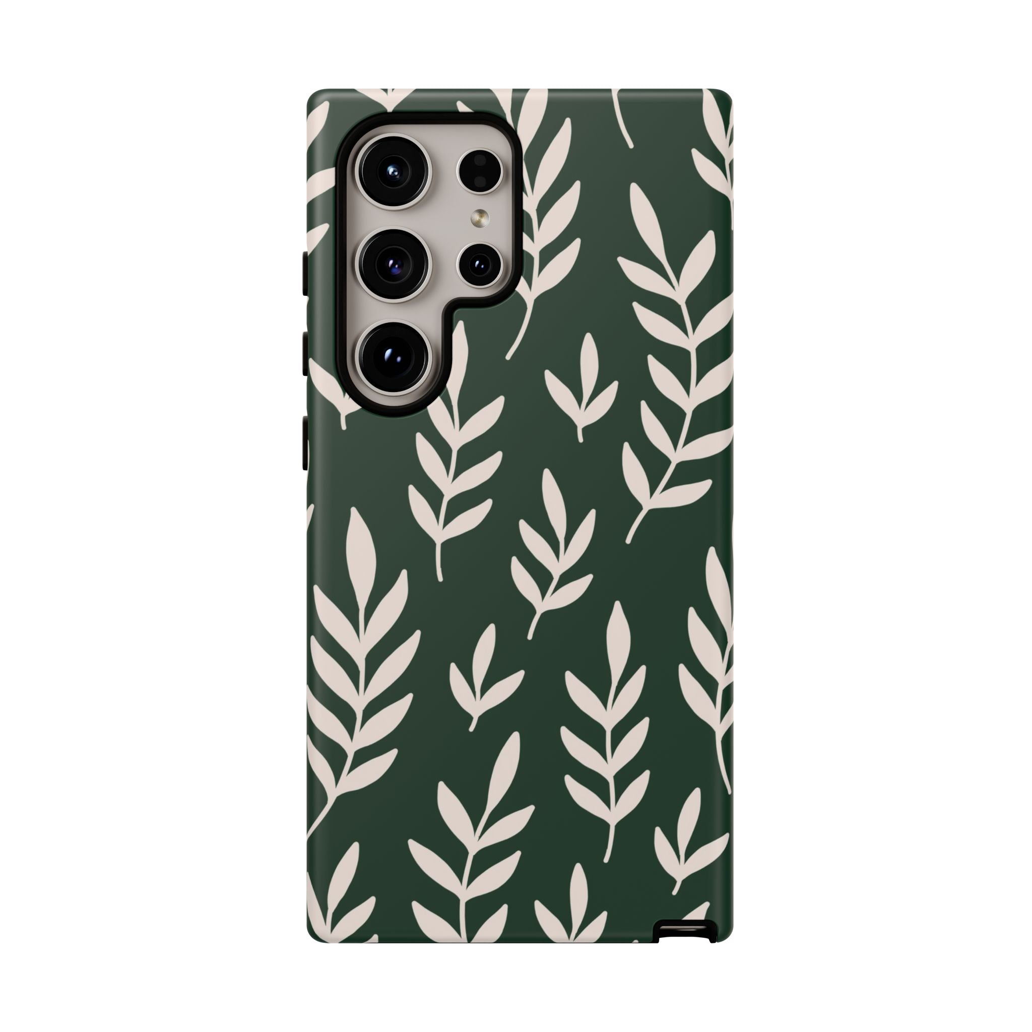 Leafy Phone Case, Tough Cases for Nature Lovers, Green Leaf Design, Eco-Friendly, Stylish Mobile Cover, Gift for Her