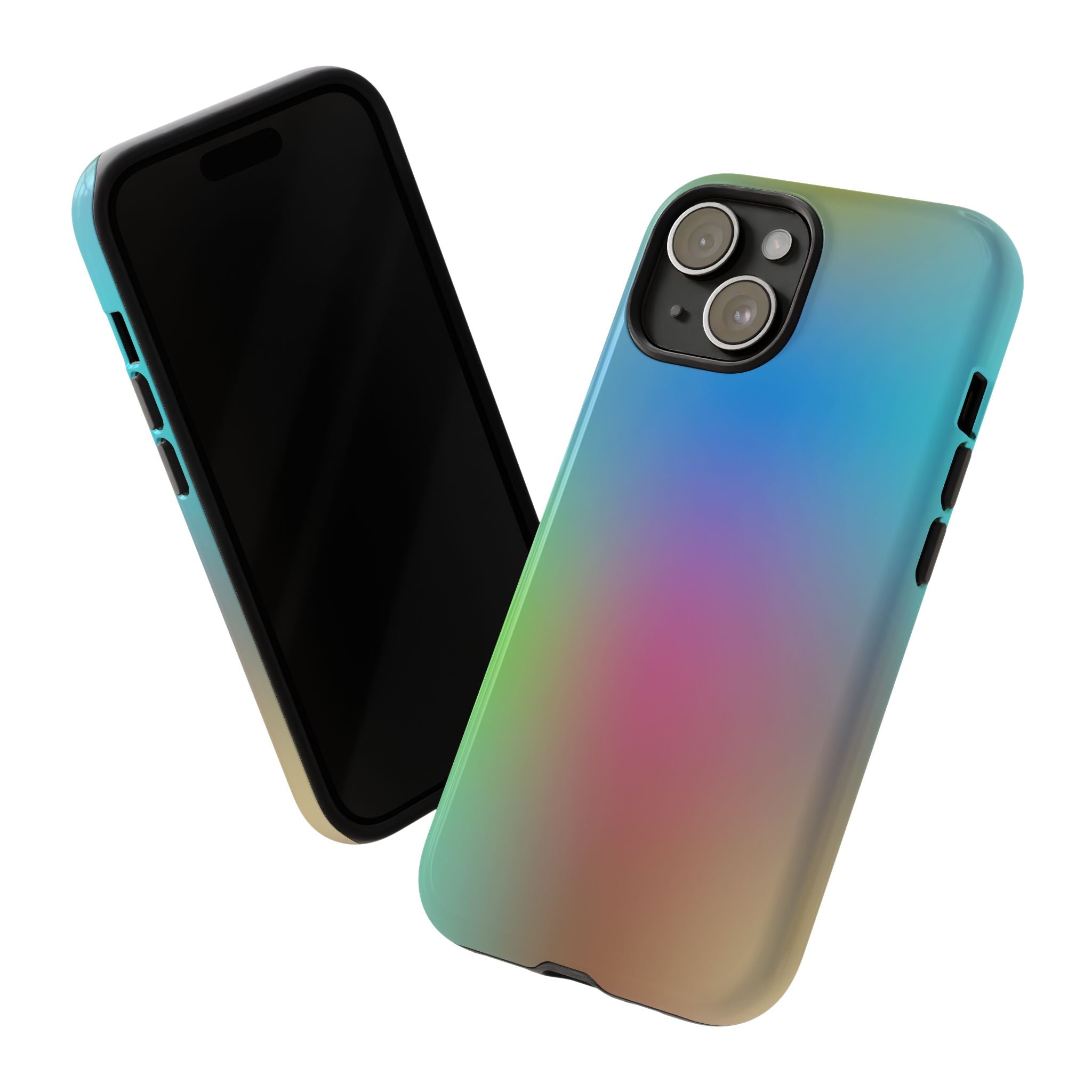Colorful Mobile Phone Case, Unique Phone Cover, Stylish Phone Protector, Gift for Tech Lovers, Trendy Accessory
