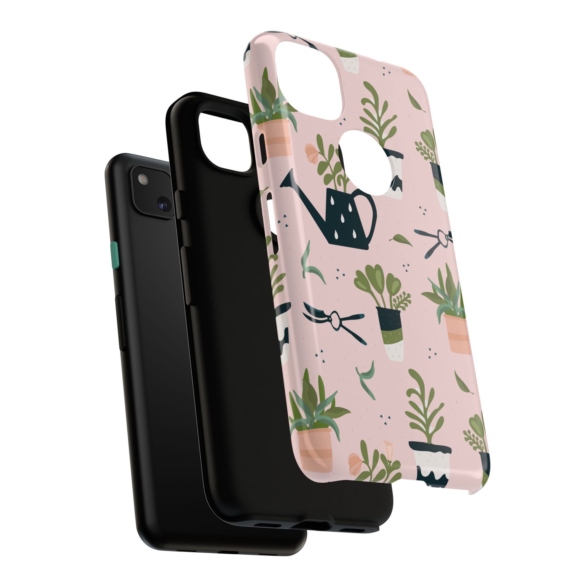 Floral Phone Case, Cute Plant Lover Case, Gift for Gardeners, Phone Cover, Green Thumb Accessories, Mother's Day Gift