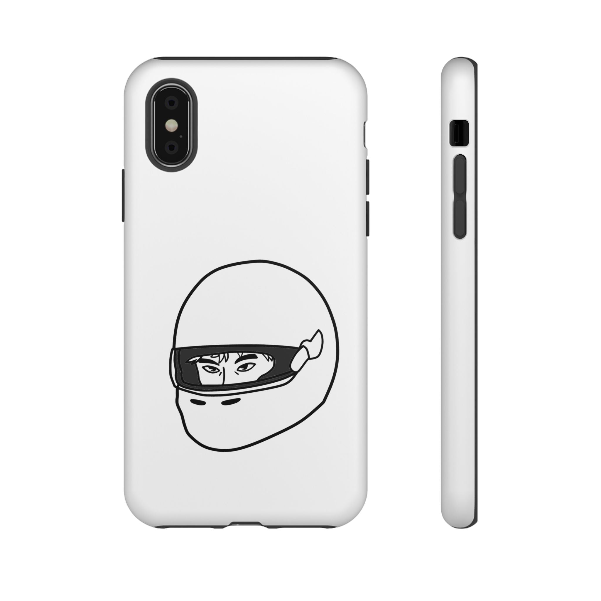 Stylish Phone Case with Racing Helmet Design | Tough Cases | Unique Gift, Motorcycle Enthusiast, Race Lover, Custom Accessory, Everyday Use