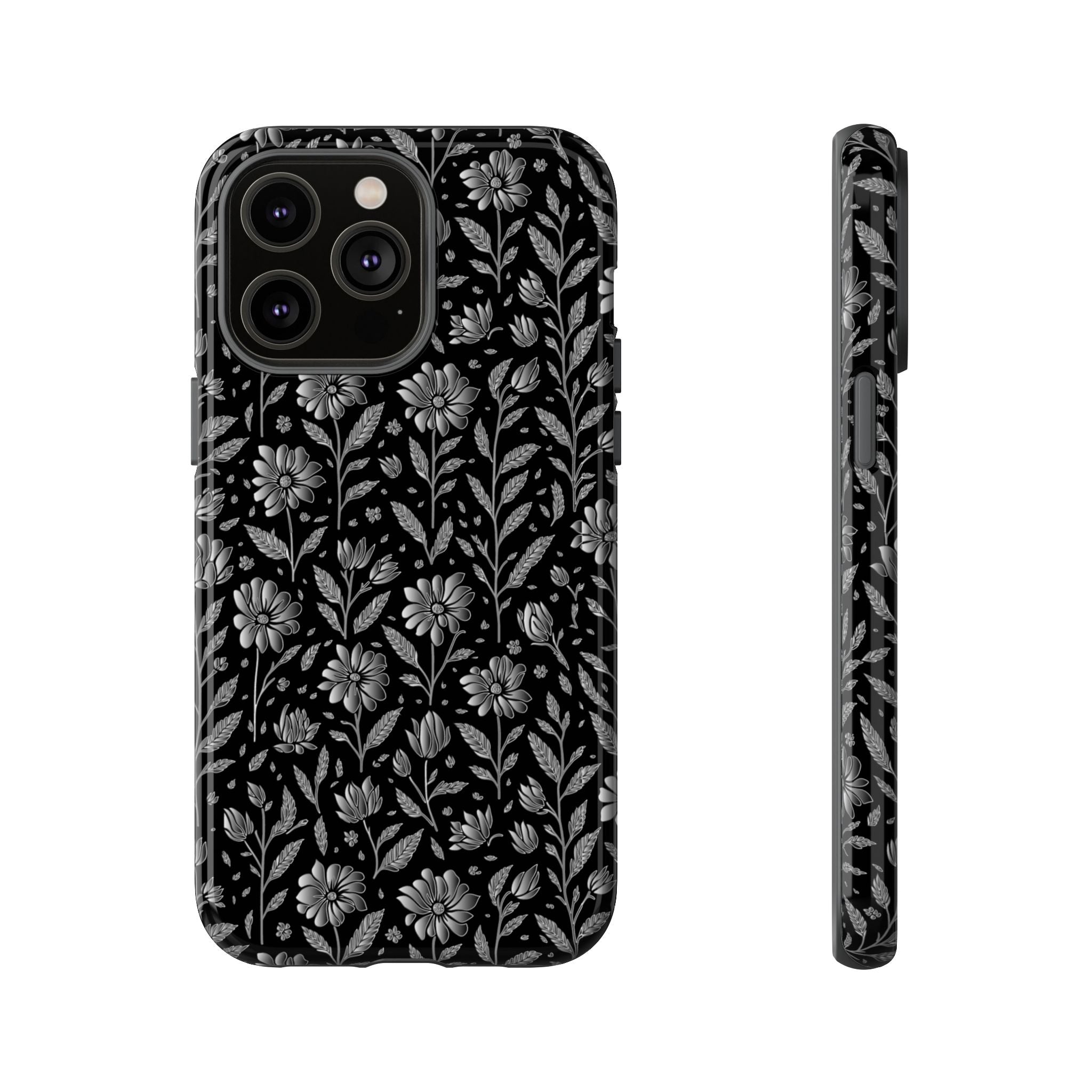 Stylish Floral Phone Case, Tough Floral Case, Botanical Phone Cover, Durable Floral Phone Protector, Gift for Her