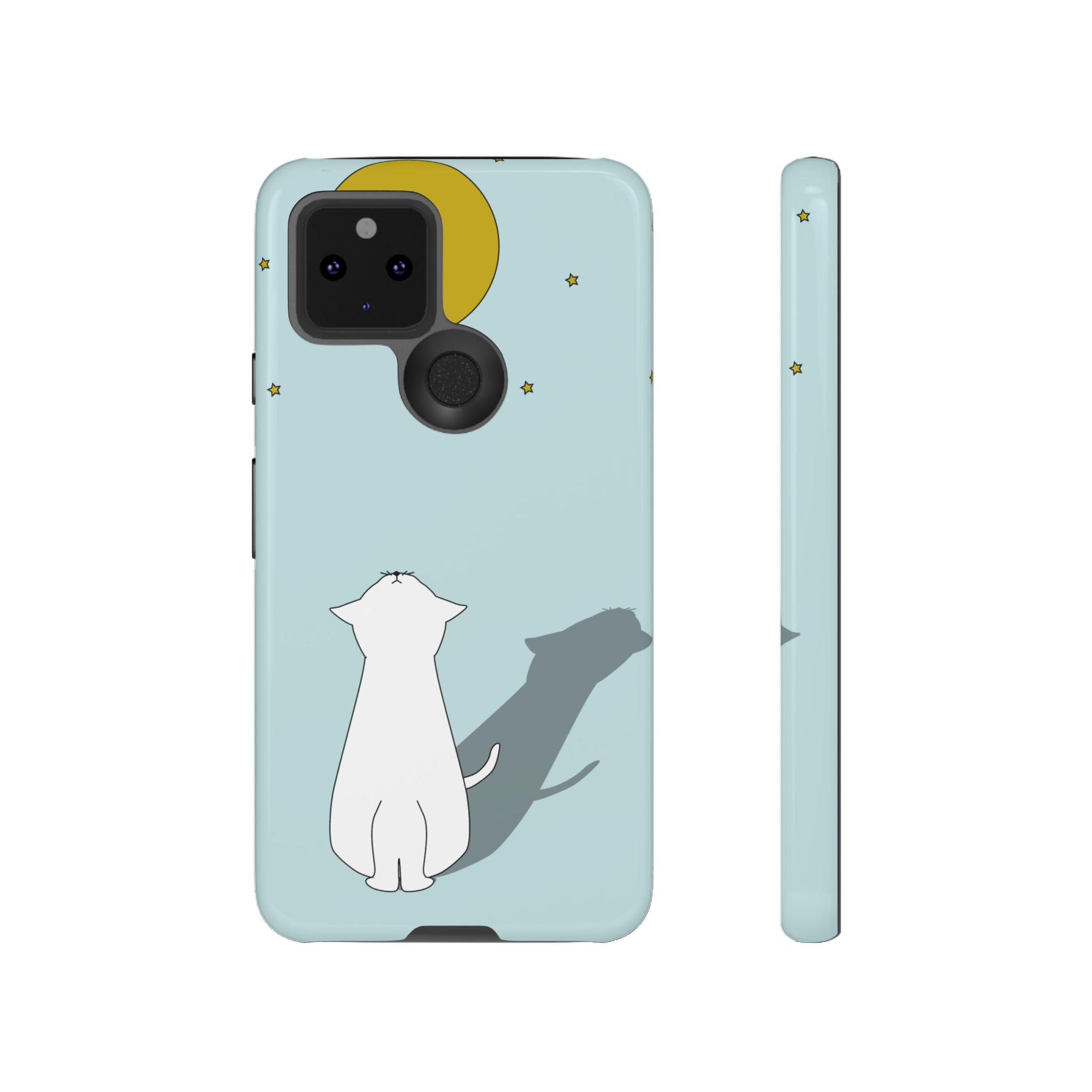 Cute Cat Phone Case, Tough Phone Cover, Pet Lover Gift, Unique Case, Animal Decor, Birthday Gift