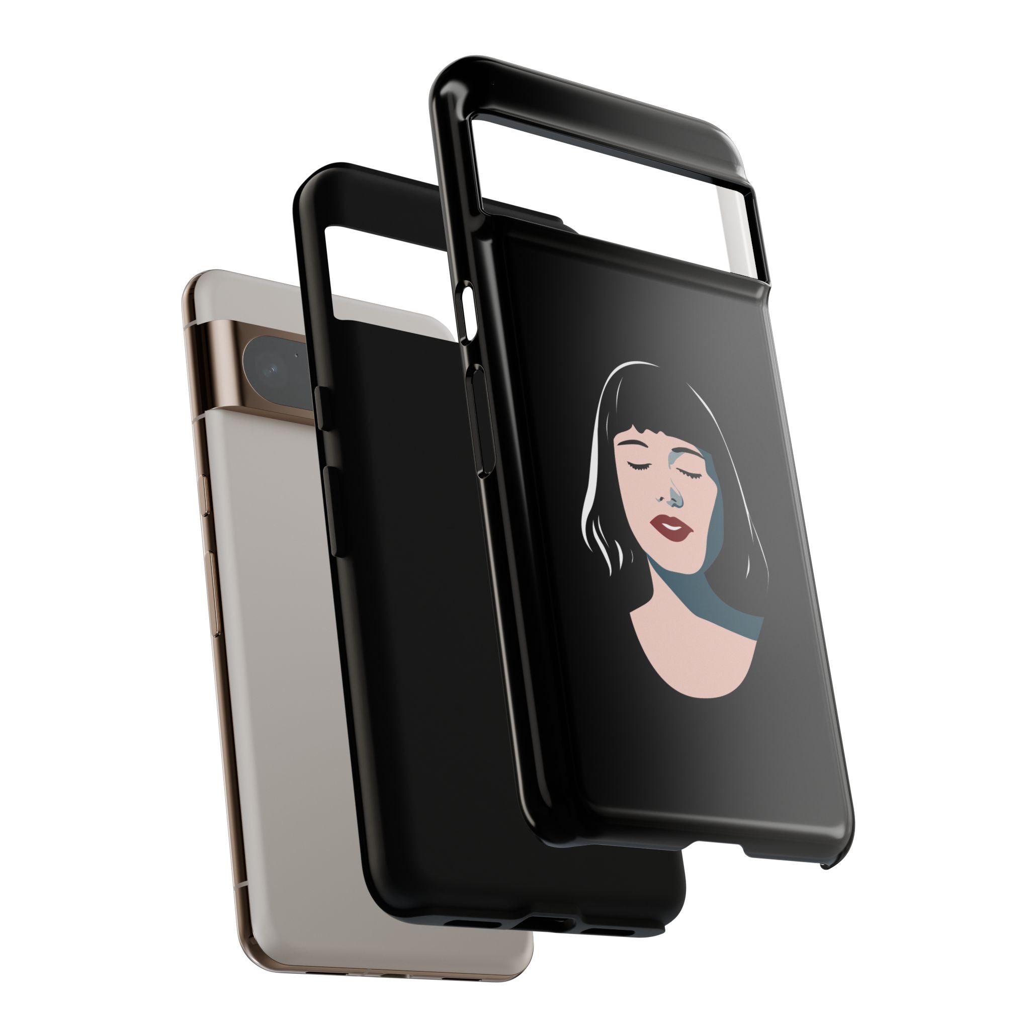 Aesthetic Phone Case, Art Deco iPhone Cover, Minimalist Cell Phone Protector, Gift for Her, Stylish Mobile Accessories