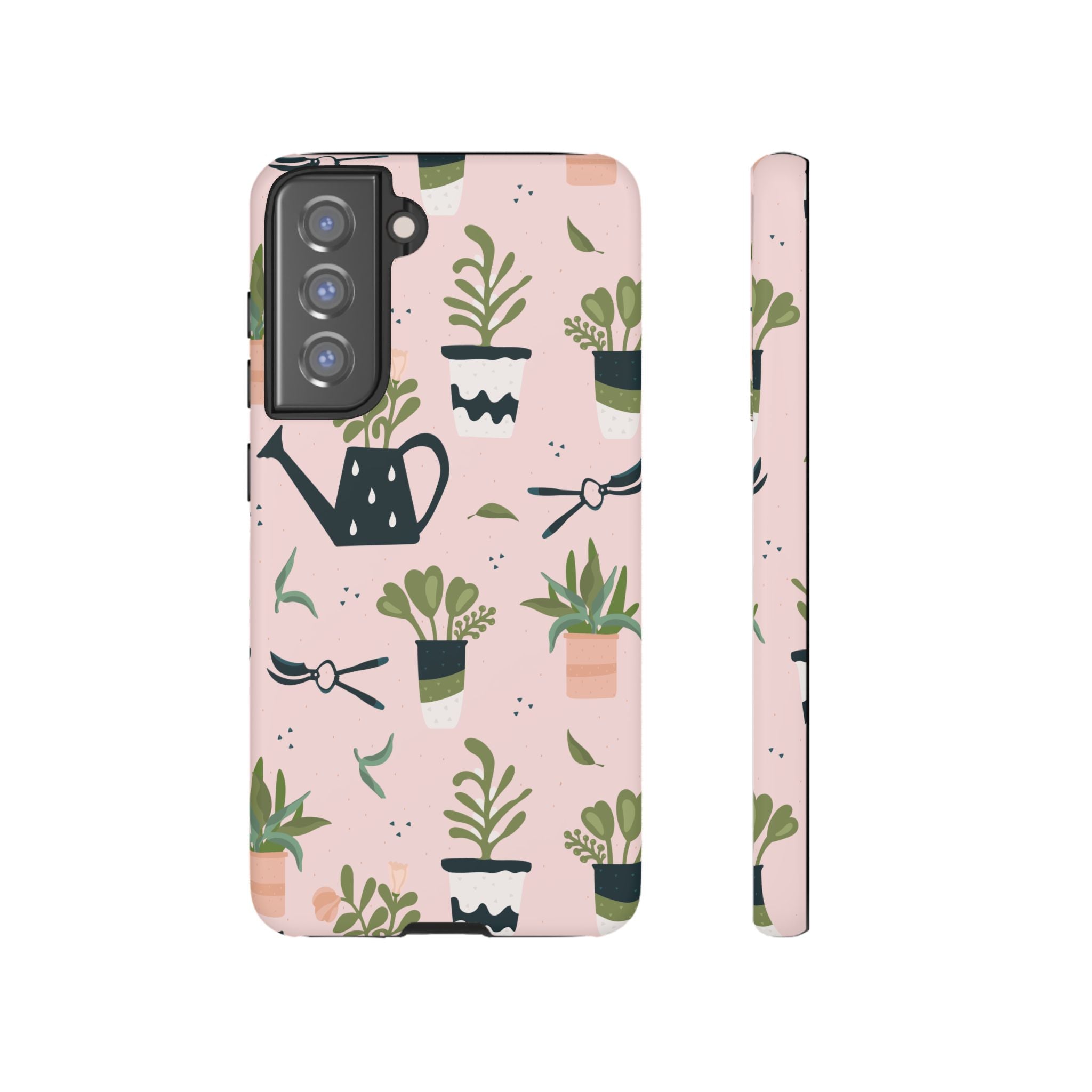 Floral Phone Case, Cute Plant Lover Case, Gift for Gardeners, Phone Cover, Green Thumb Accessories, Mother's Day Gift