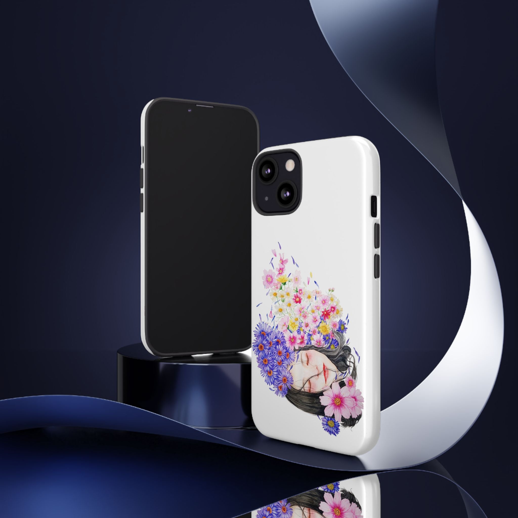 Floral Phone Case | Tough Cases | Cute Floral Design, Gift for Her, Spring Accessory, Mother's Day Gift, Stylish Protection