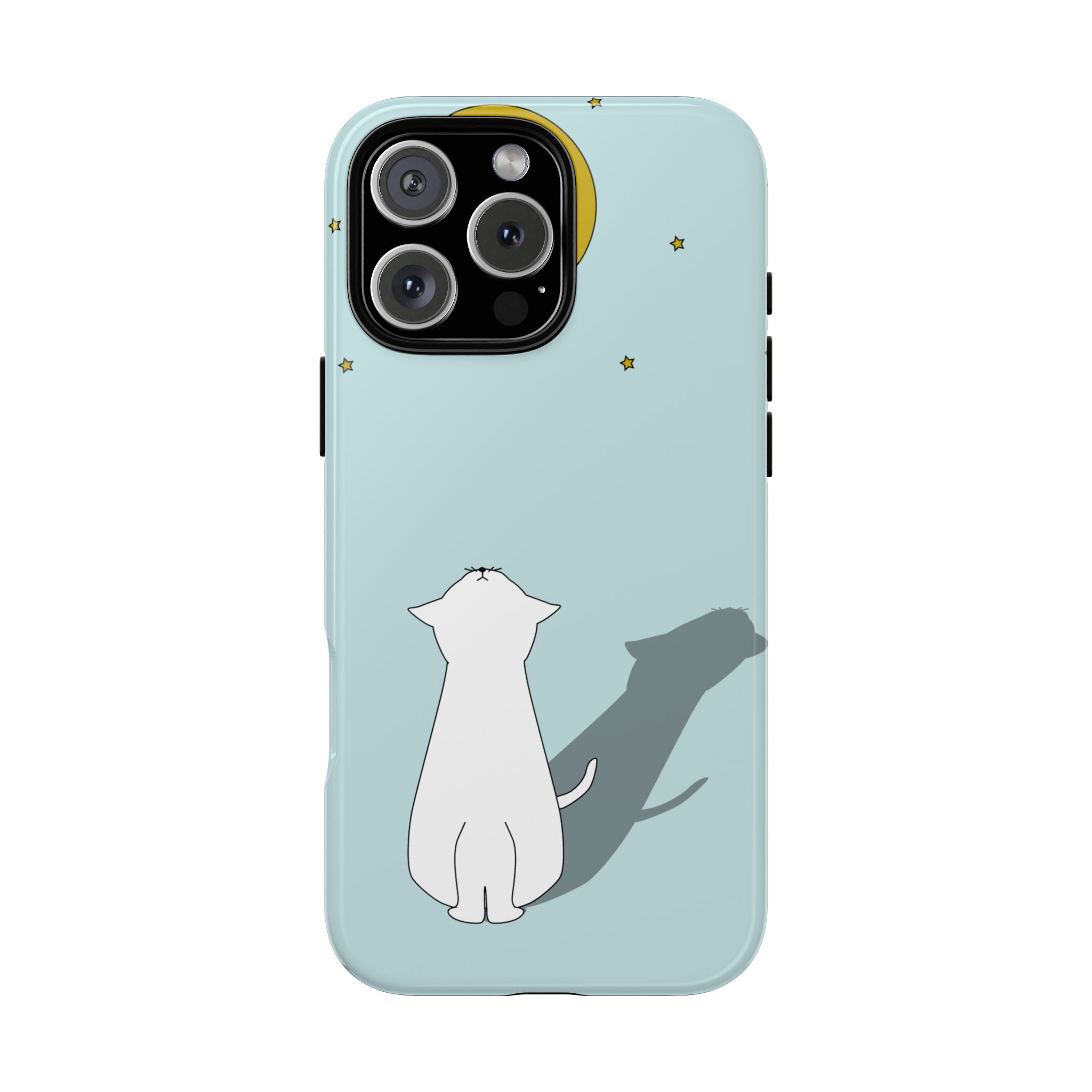 Cute Cat Phone Case, Tough Phone Cover, Pet Lover Gift, Unique Case, Animal Decor, Birthday Gift