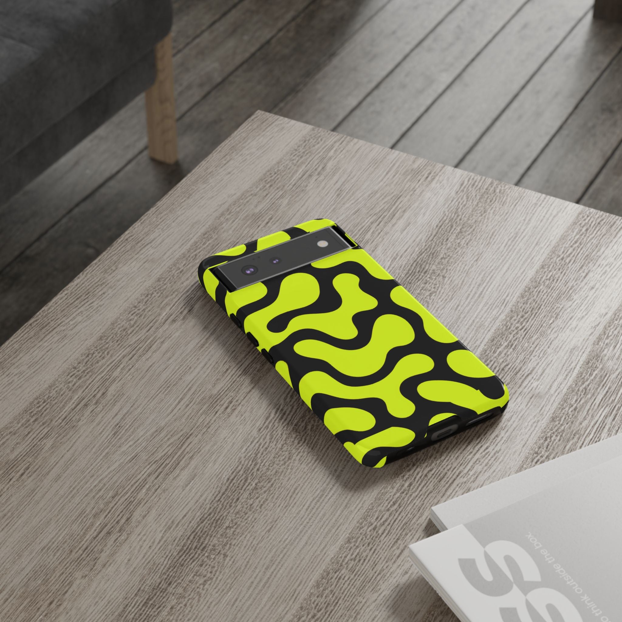 Bold Pattern Phone Case, Stylish Protective Cover, Unique Gift for Tech Lovers, Trendy Mobile Accessory, Rejuvenate Your Style