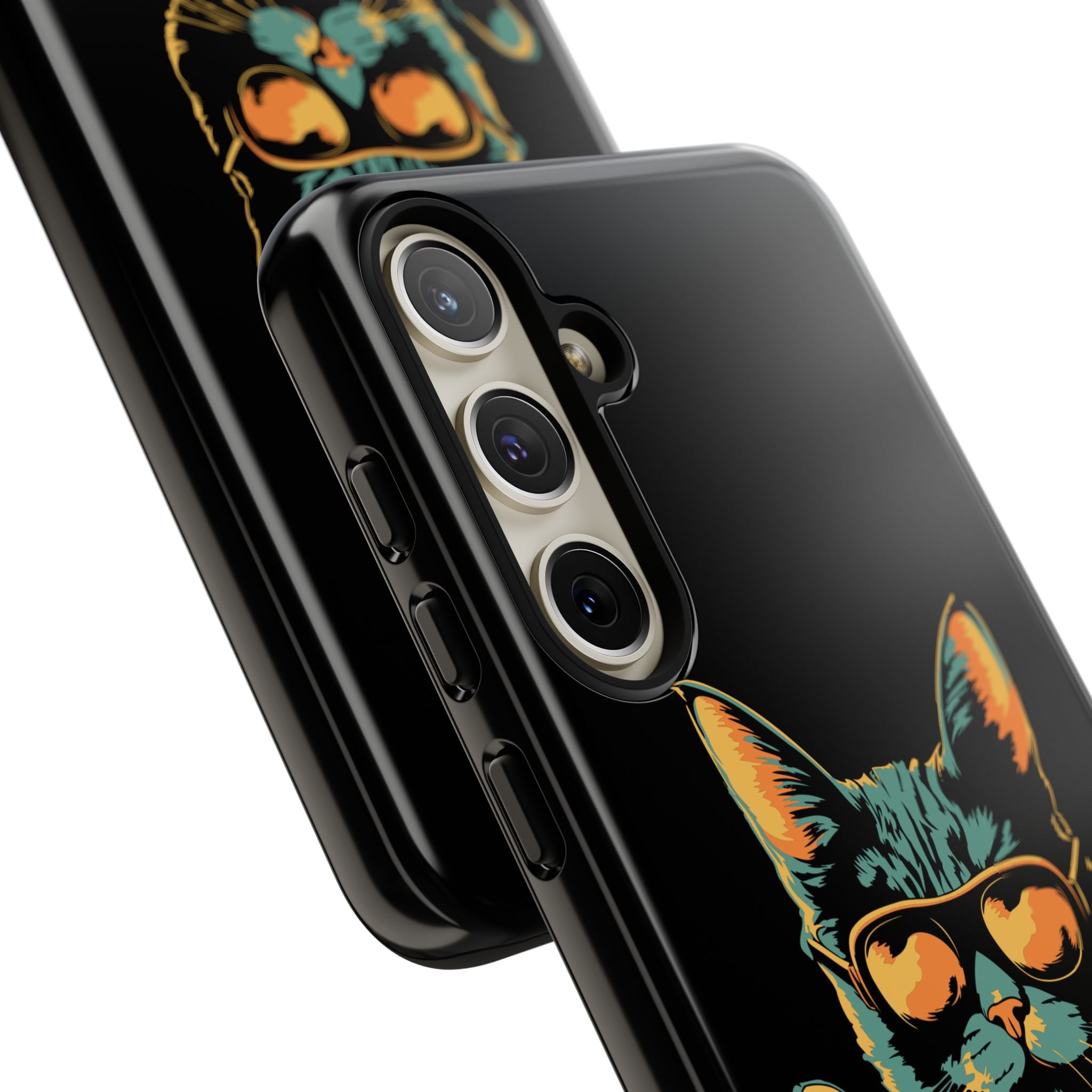 Cool Cat Phone Case, Stylish Phone Cover, Pet Lover Gift, Cute Cat Design, Fun Cat Accessories
