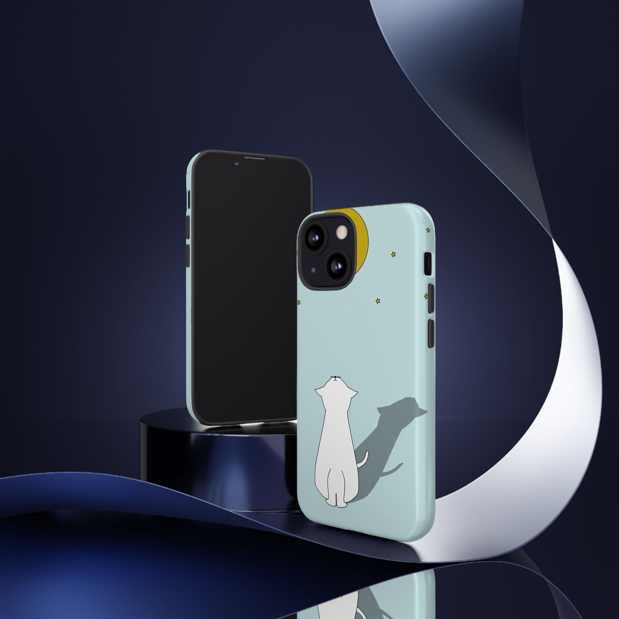 Cute Cat Phone Case, Tough Phone Cover, Pet Lover Gift, Unique Case, Animal Decor, Birthday Gift