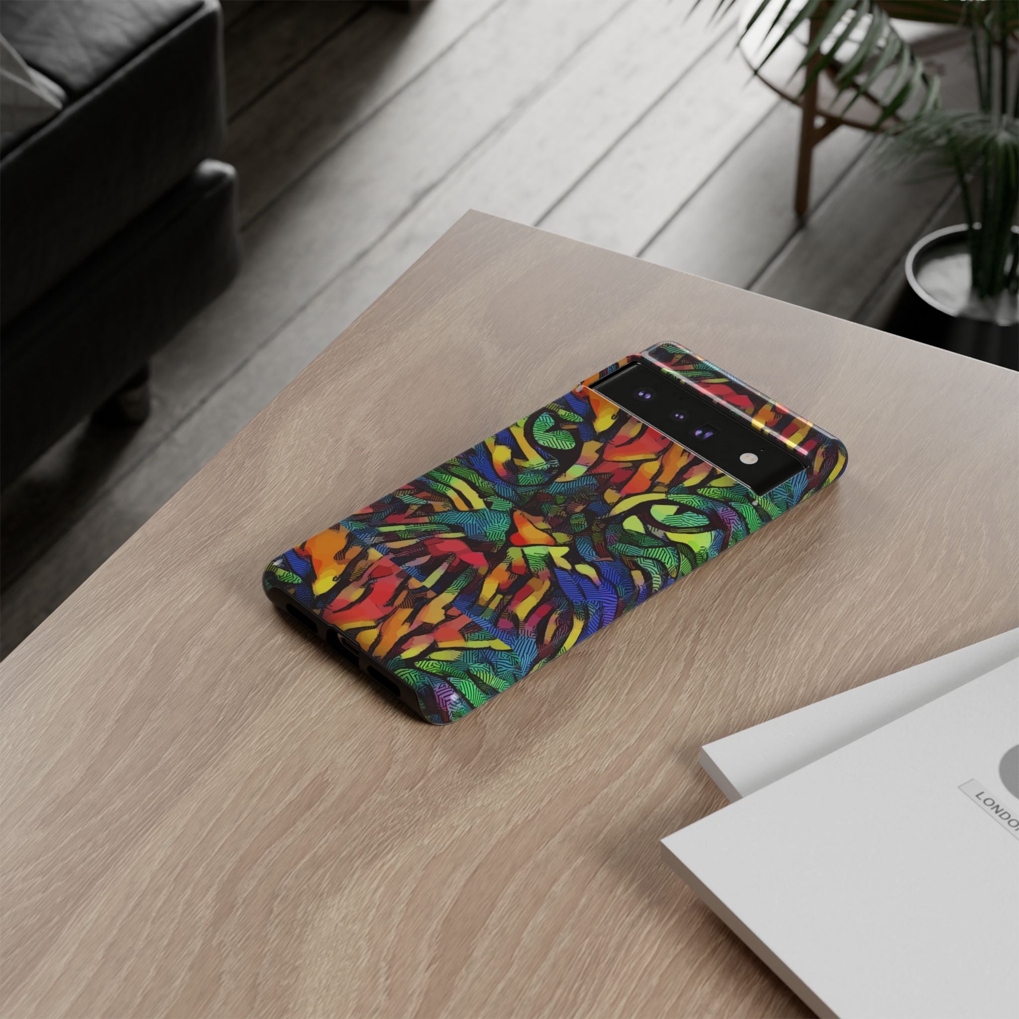 Colorful Phone Cases for Vibrant Style - Tough Cases, Unique Gifts, Animal Print, Artistic Design, Phone Accessories, Eco-Friendly