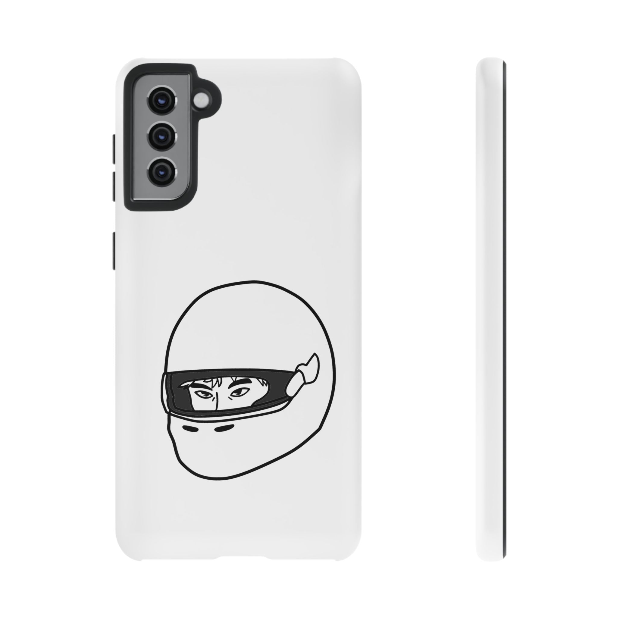 Stylish Phone Case with Racing Helmet Design | Tough Cases | Unique Gift, Motorcycle Enthusiast, Race Lover, Custom Accessory, Everyday Use