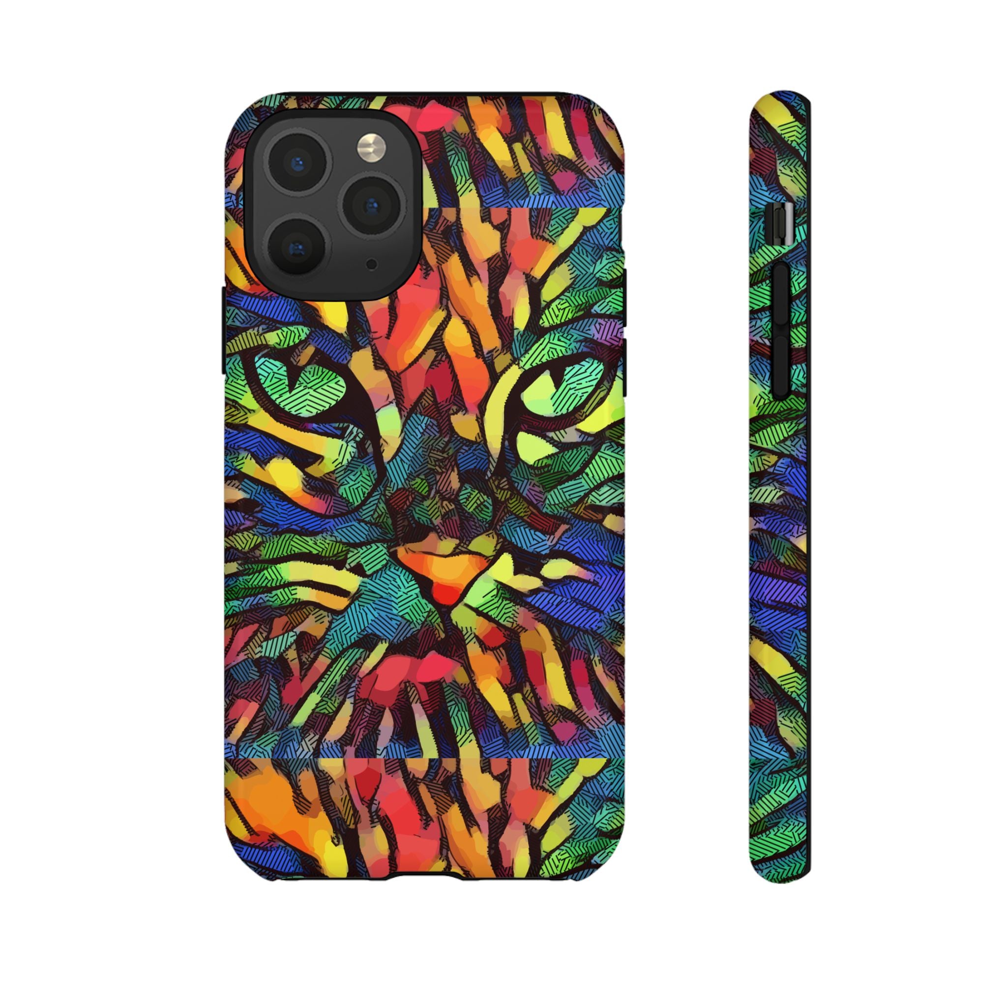 Colorful Phone Cases for Vibrant Style - Tough Cases, Unique Gifts, Animal Print, Artistic Design, Phone Accessories, Eco-Friendly