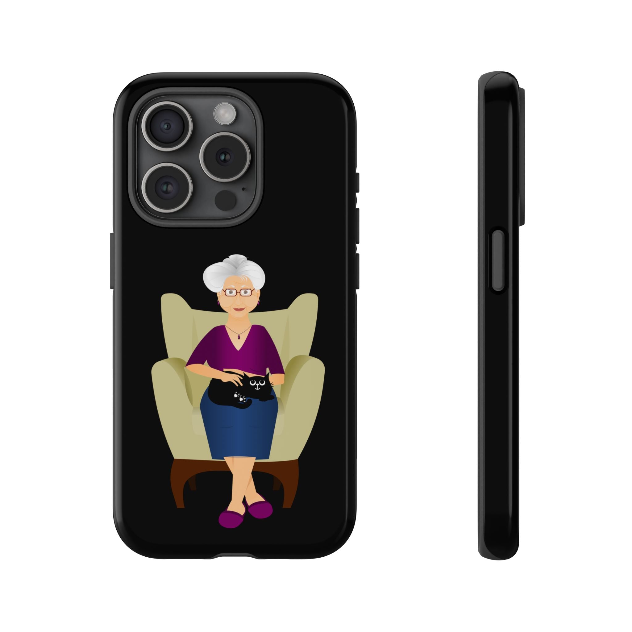 Grandma Phone Case, Tough Phone Cover for Grandparents, Durable Case for Seniors, Unique Gift for Grandmother, Personalized Tech Accessory