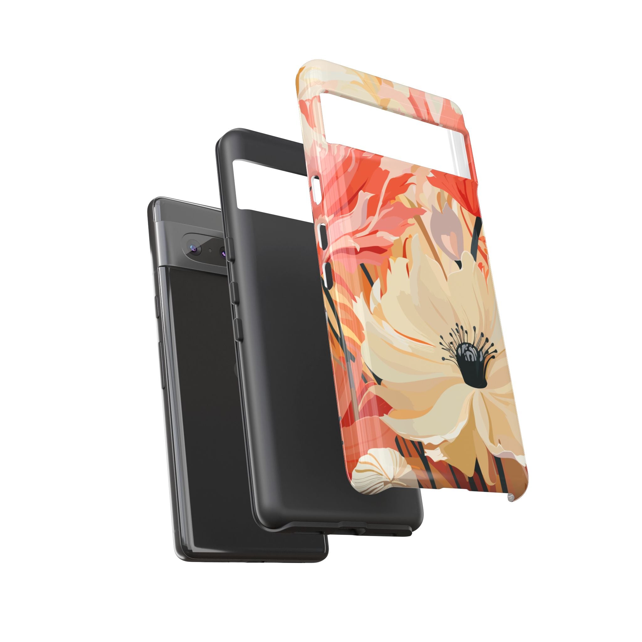 Floral Phone Case, Tough Protective Cover for Floral Lovers, Perfect Gift for Friends, Spring Celebration, Art Lovers Gift