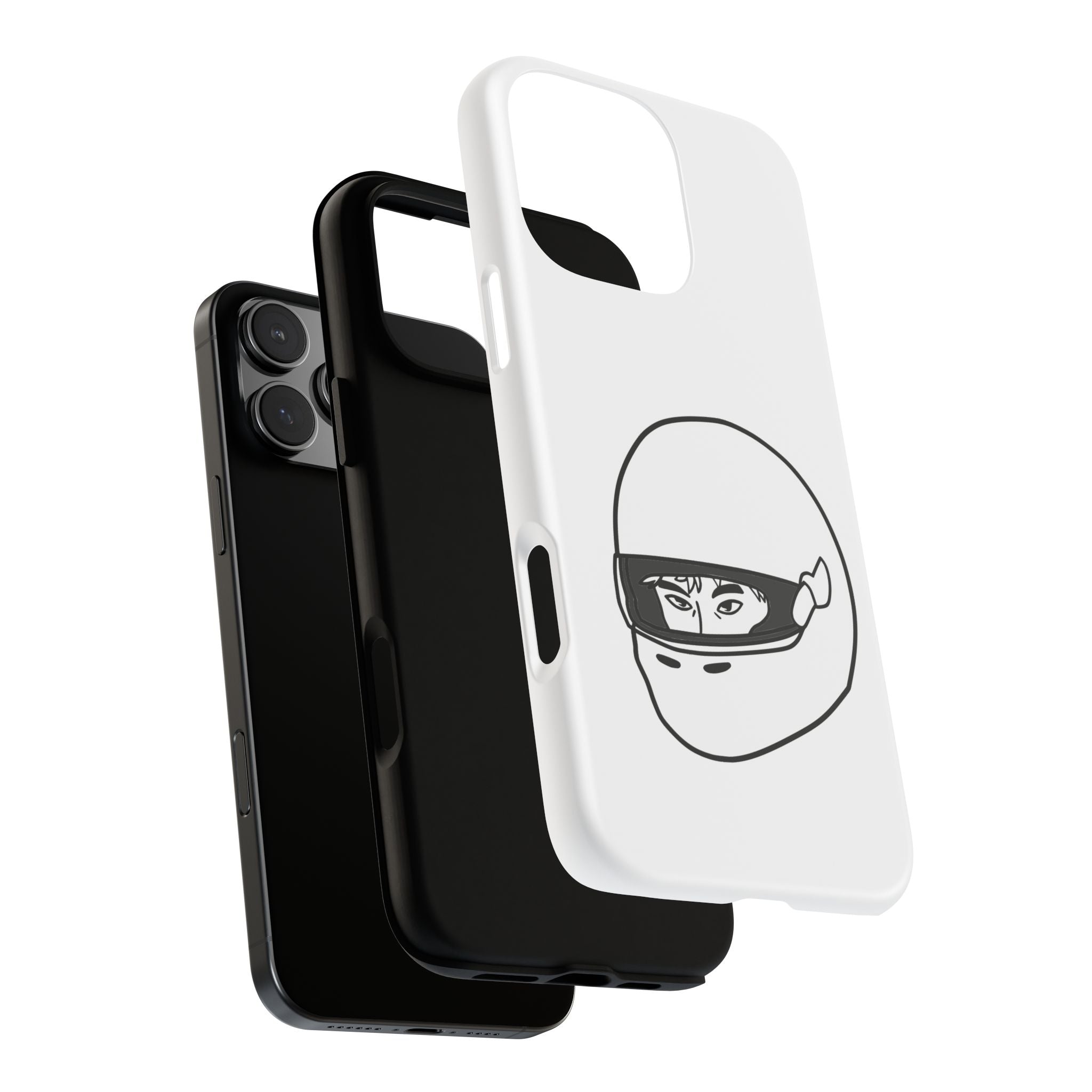 Stylish Phone Case with Racing Helmet Design | Tough Cases | Unique Gift, Motorcycle Enthusiast, Race Lover, Custom Accessory, Everyday Use