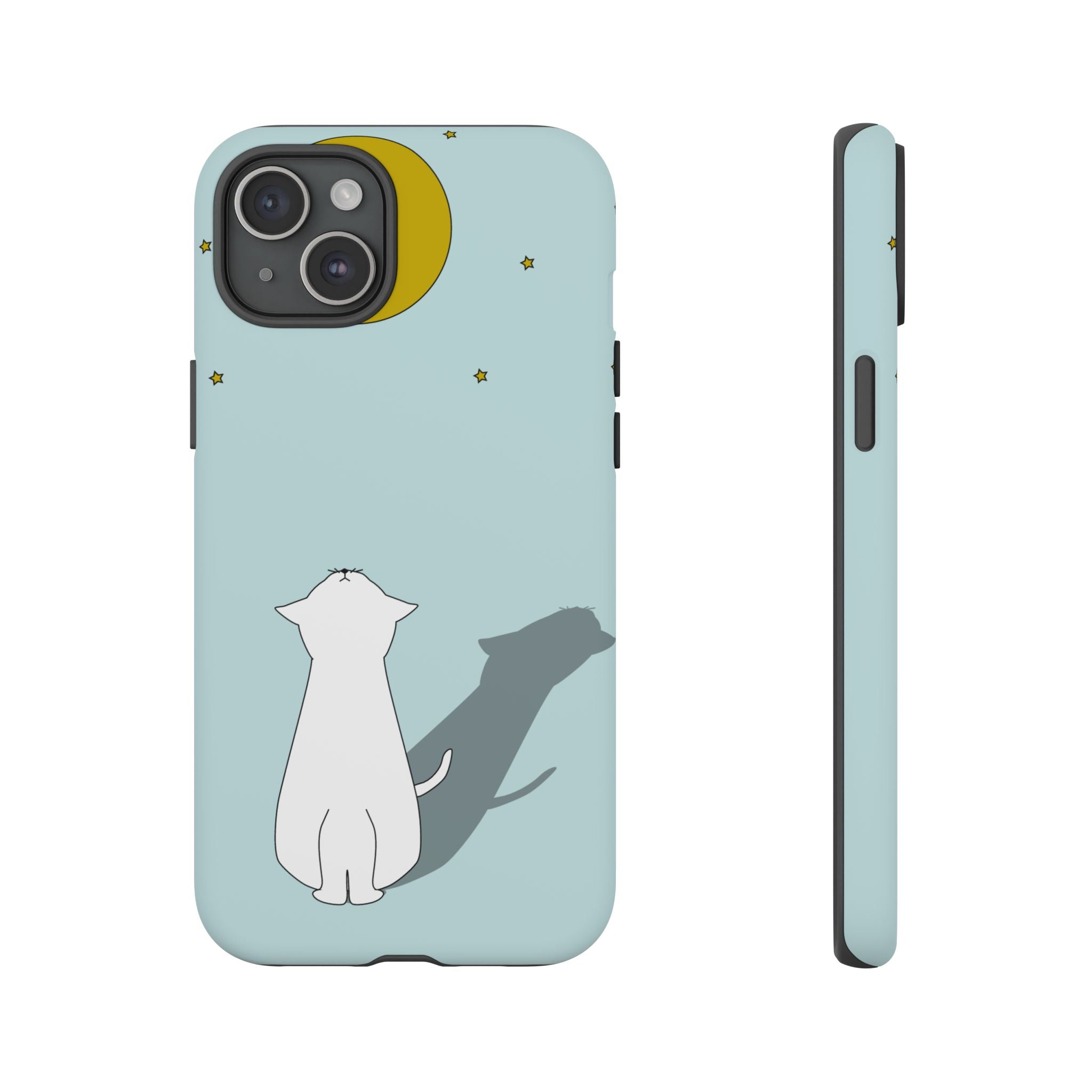 Cute Cat Phone Case, Tough Phone Cover, Pet Lover Gift, Unique Case, Animal Decor, Birthday Gift