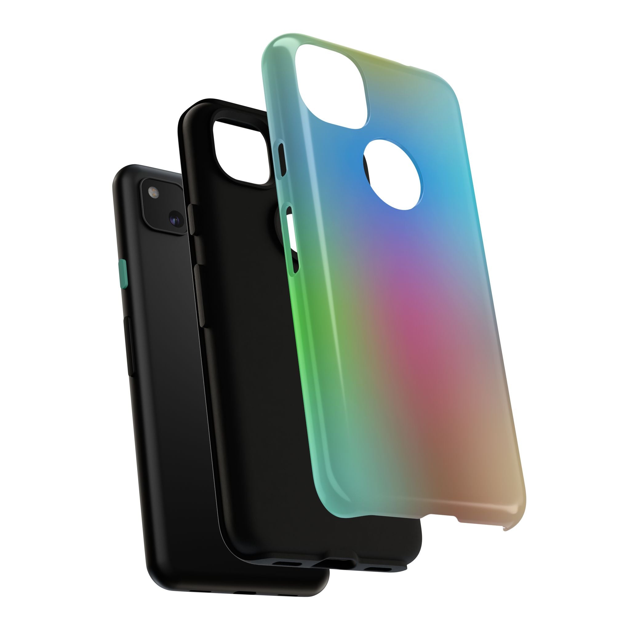 Colorful Mobile Phone Case, Unique Phone Cover, Stylish Phone Protector, Gift for Tech Lovers, Trendy Accessory