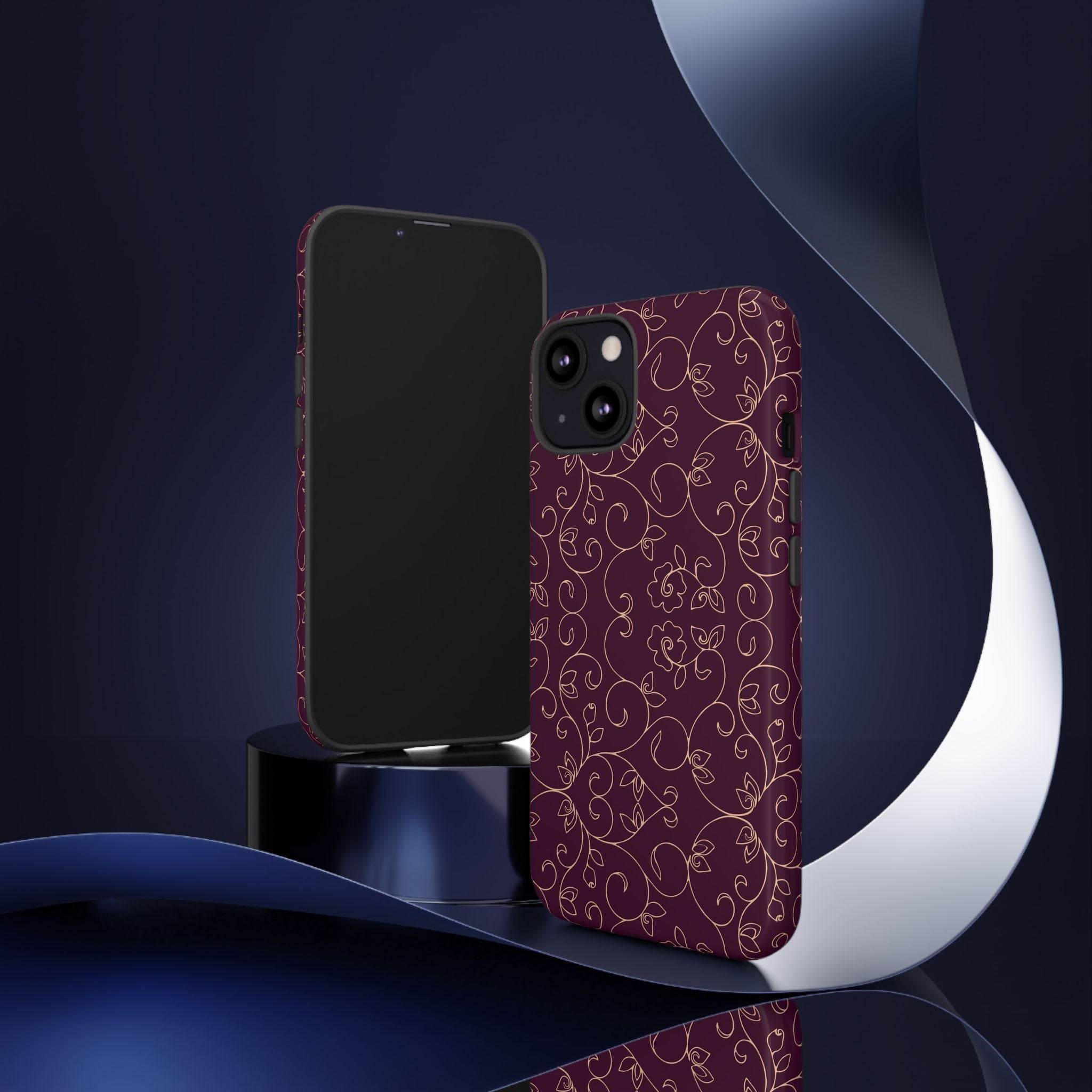 Elegant Floral Phone Case | Durable Mobile Cover, Gift for Her, Floral Design, Stylish Accessory, Phone Protection