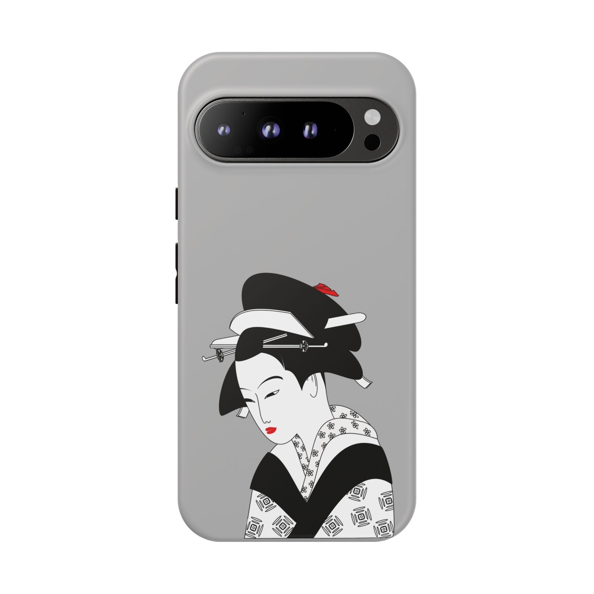 Stylish Phone Case with Japanese Geisha Design, Tough Phone Case, Cute Phone Cover, Japanese Art, Ethnic Style