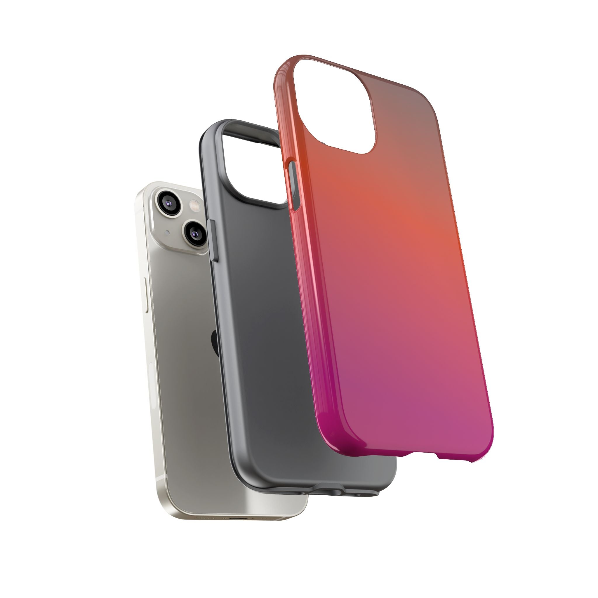 Gradient Phone Case, Custom Tough Case, Durable Phone Accessory, Vibrant Design, Gift for Tech Lovers, Birthday and Holiday Present