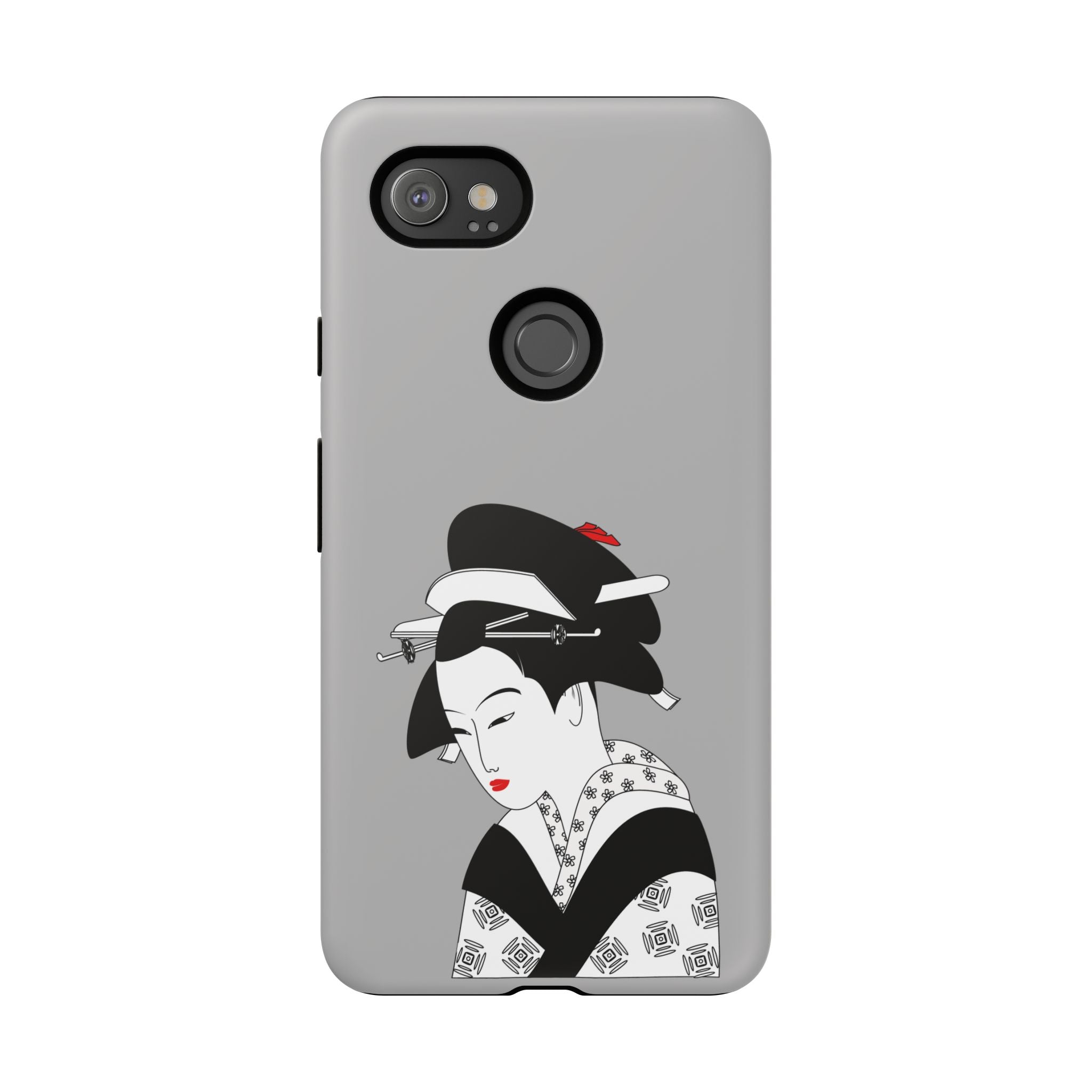 Stylish Phone Case with Japanese Geisha Design, Tough Phone Case, Cute Phone Cover, Japanese Art, Ethnic Style