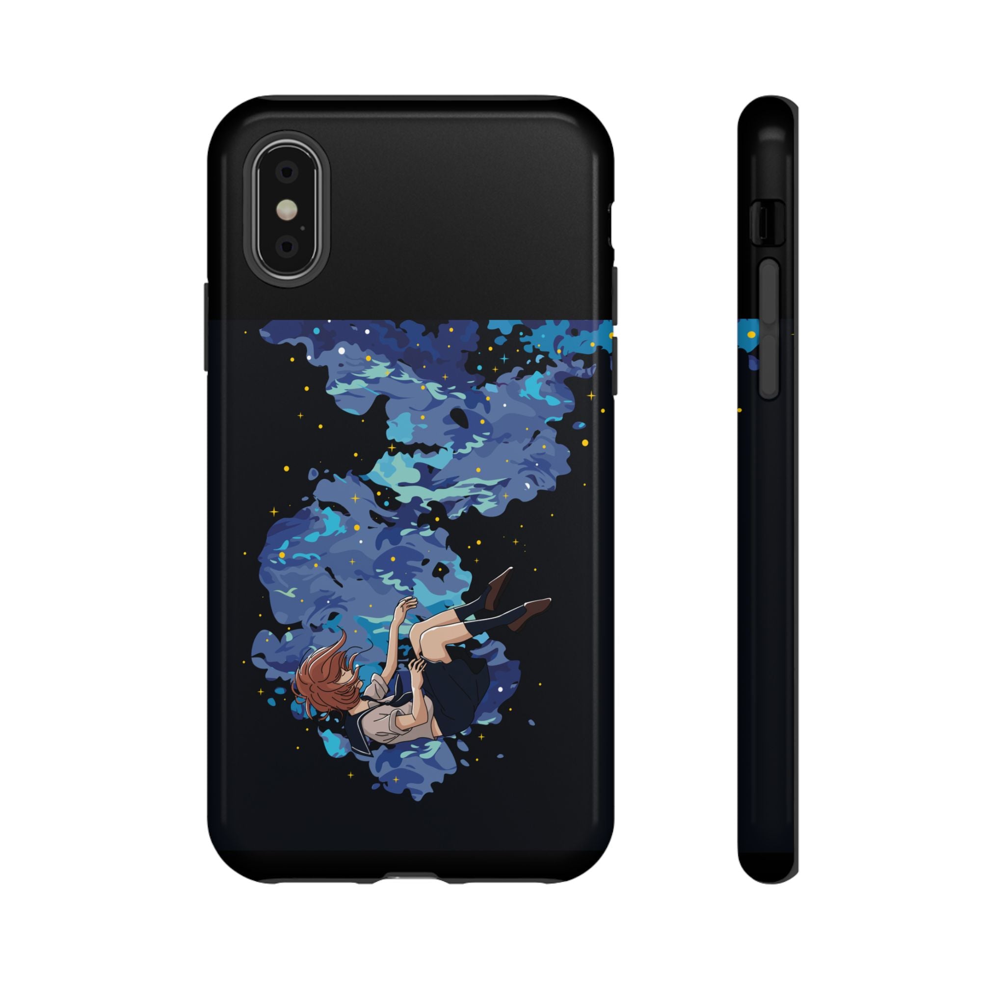 Tough Cases Phone Case - Artistic Galaxy Design, Cute Sleeve for Teens, Gift for Students, Unique Mobile Accessory, Trendy Tech Protection